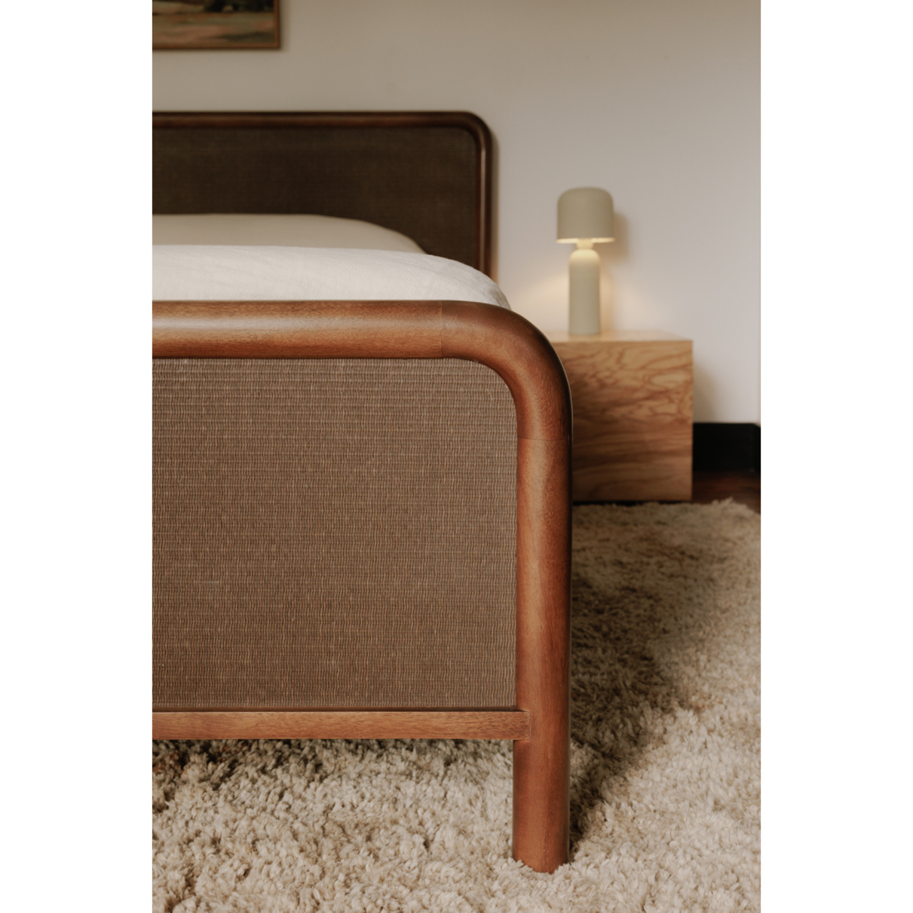 Larkin Bed Warm Brown