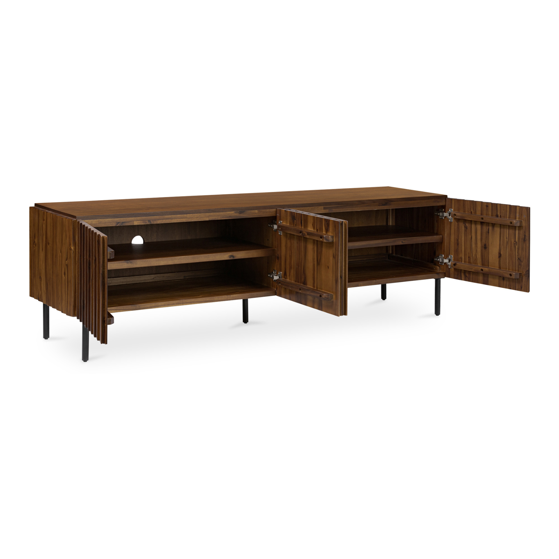 Clark Media Cabinet Brown