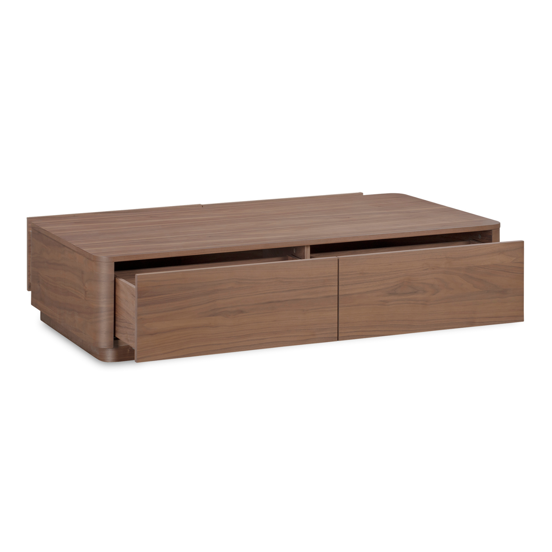 Crescent Coffee Table - Walnut Brown