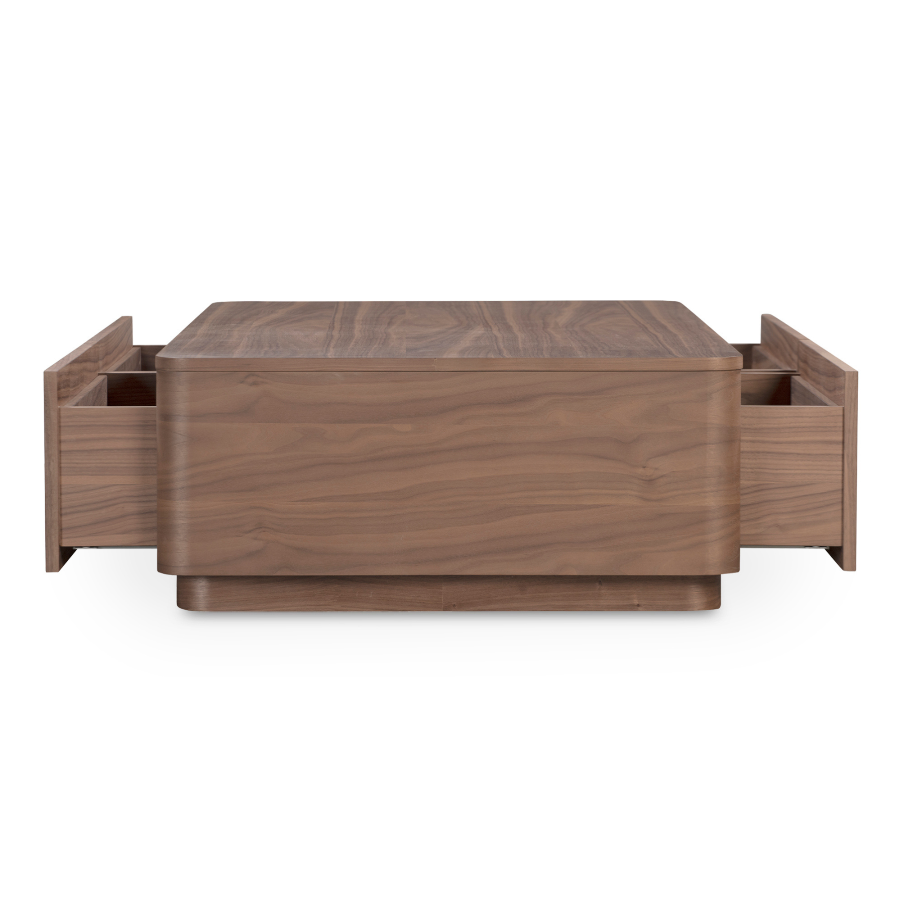 Crescent Coffee Table - Walnut Brown
