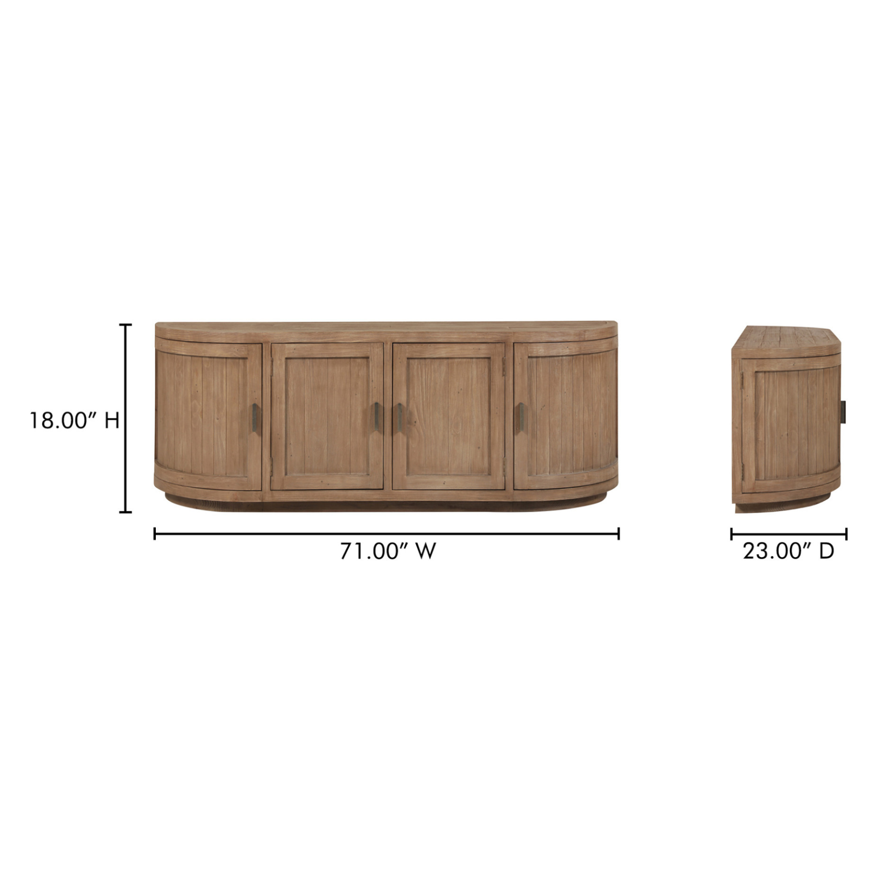 Dara Media Cabinet - Natural