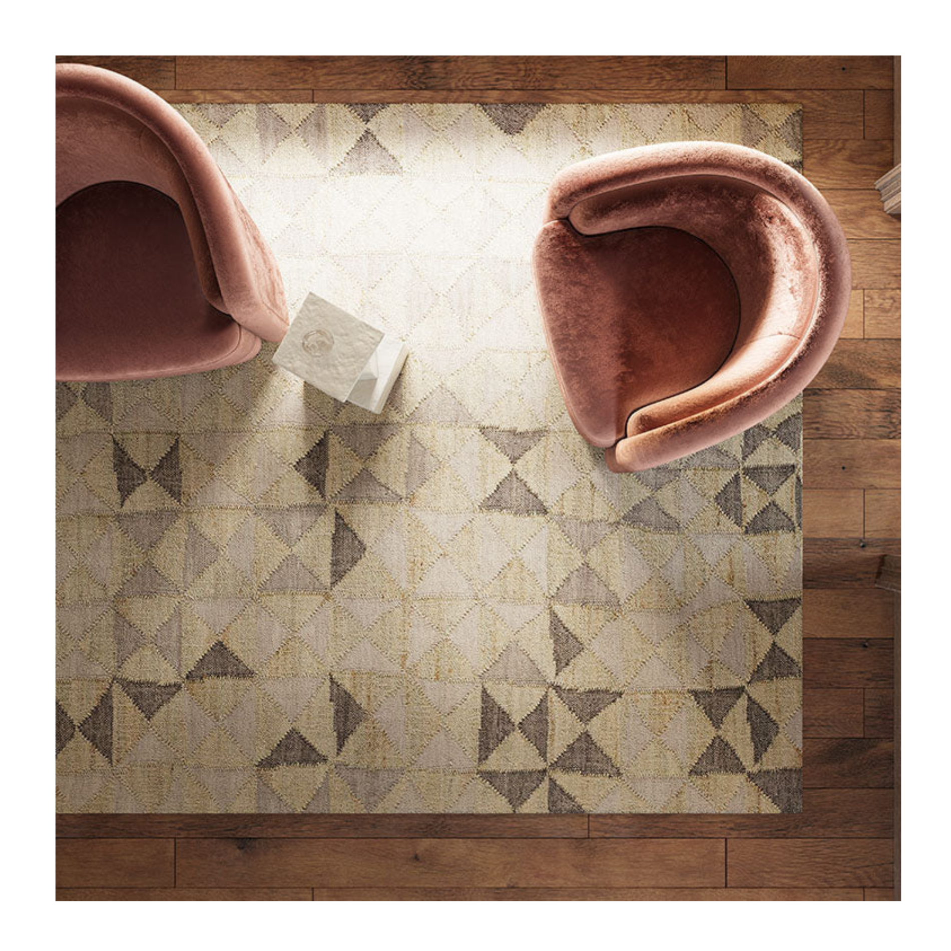 LEMIEUX ET CIE Gurara Chevrette Light Grey Rug