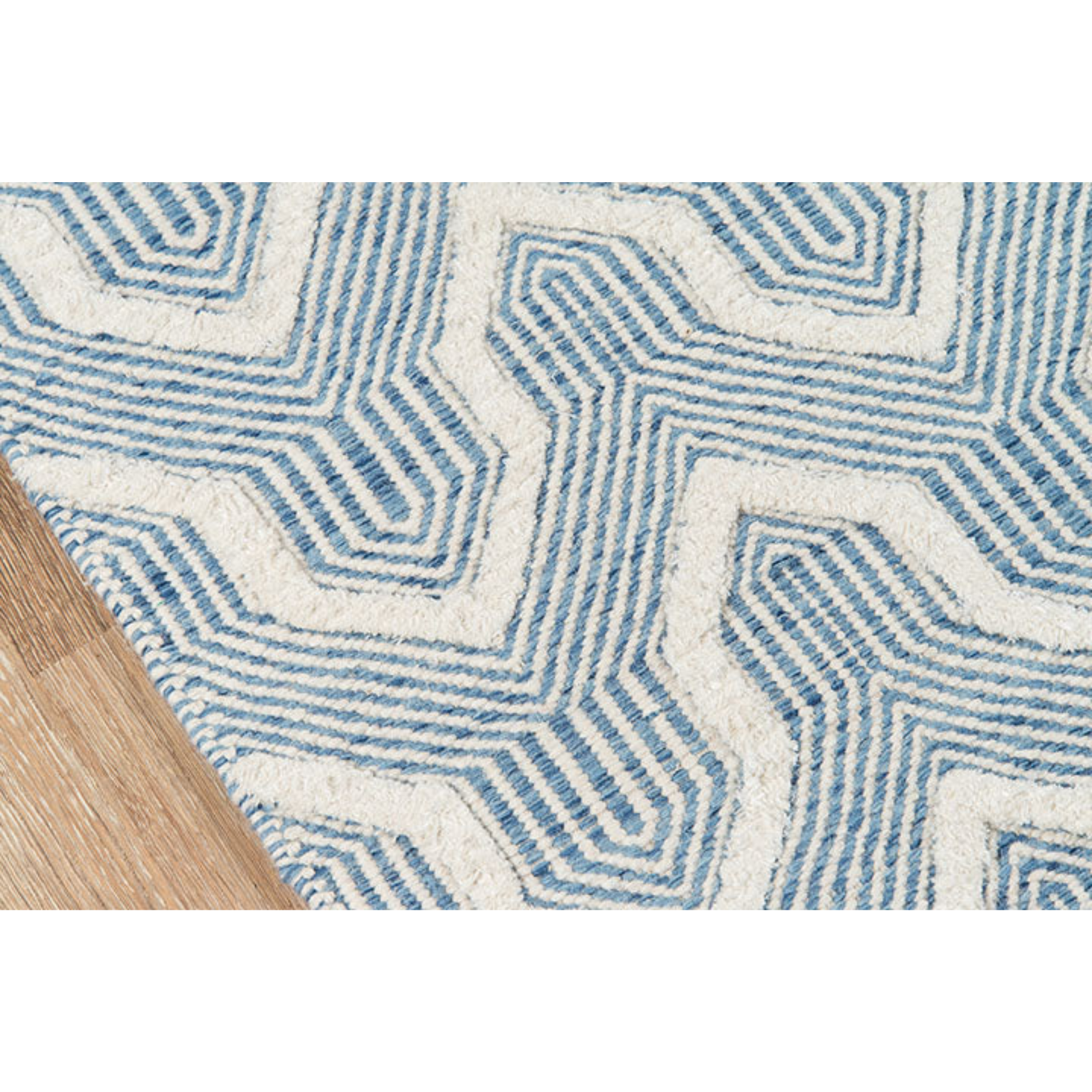 Erin Gates by Momeni Langdon Prince Blue Hand Woven Wool Area Rug