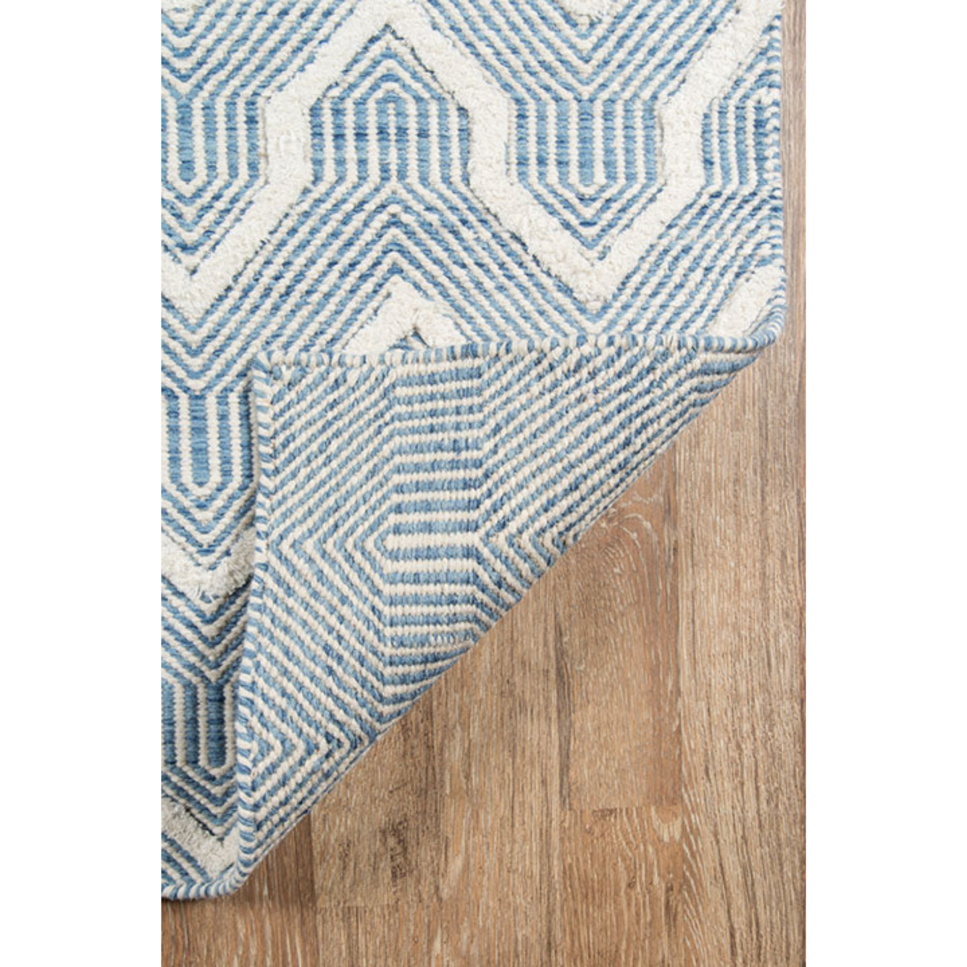 Erin Gates by Momeni Langdon Prince Blue Hand Woven Wool Area Rug