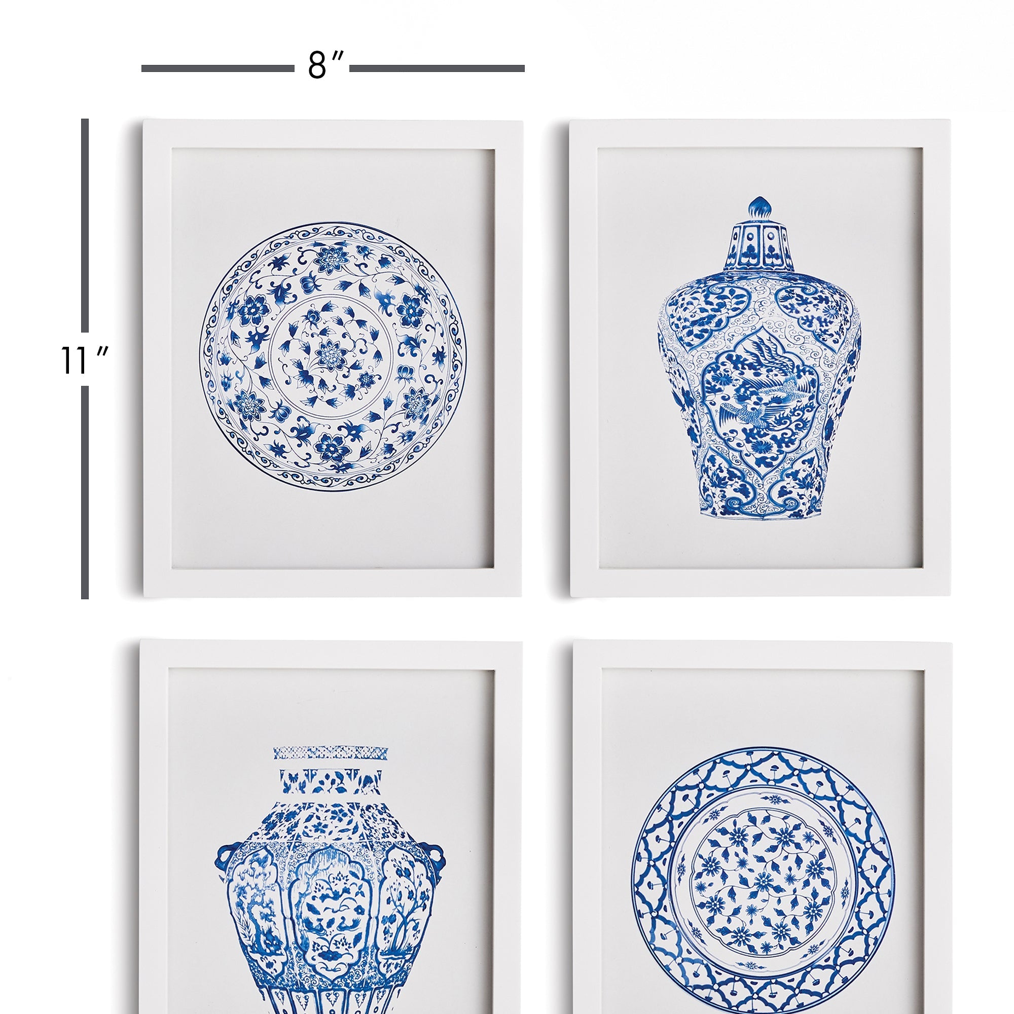 Dynastique Petite Prints, Set of 4