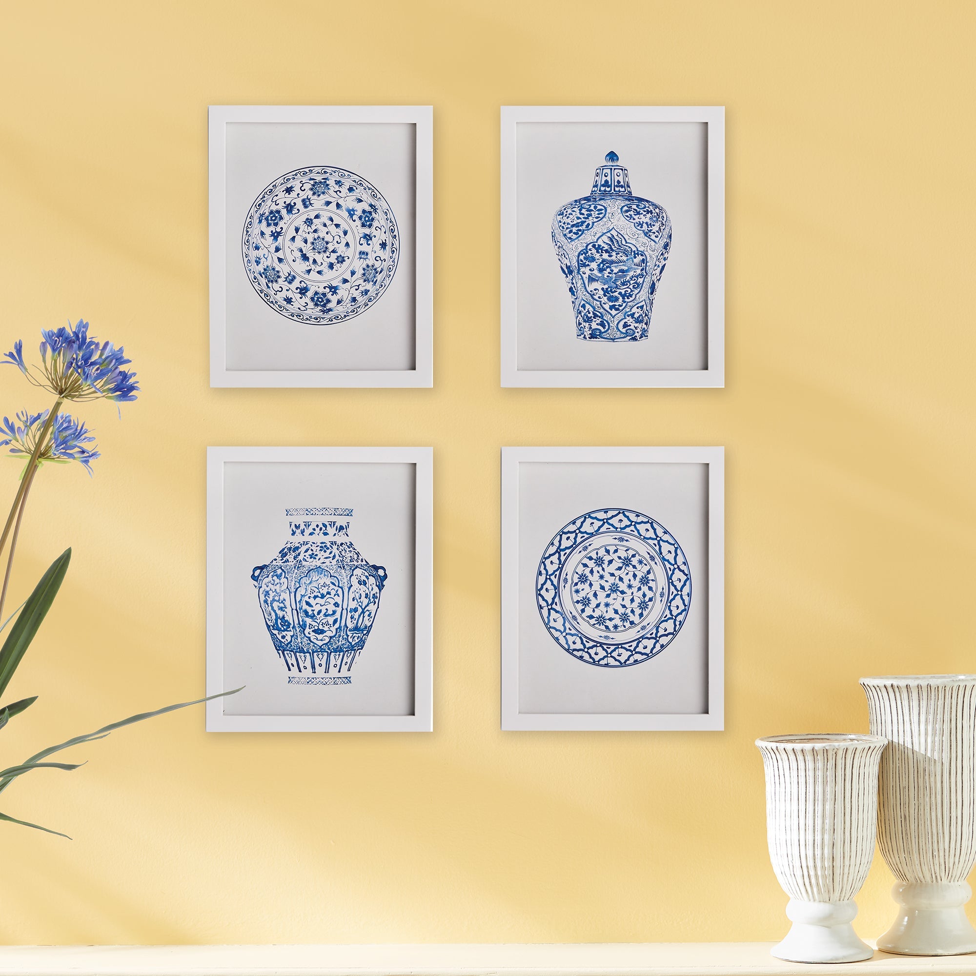 Dynastique Petite Prints, Set of 4