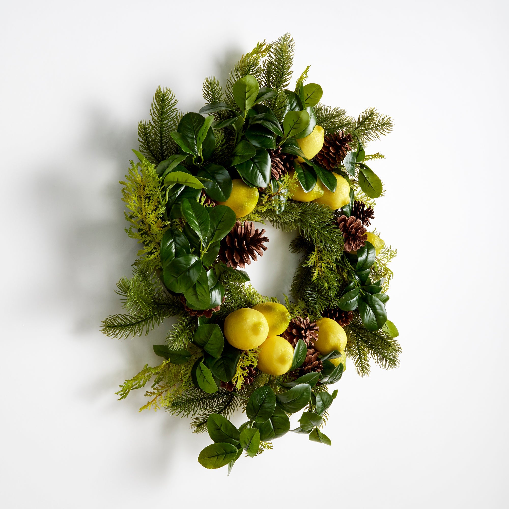 Botanical Blends and Lemon Wreath 26"