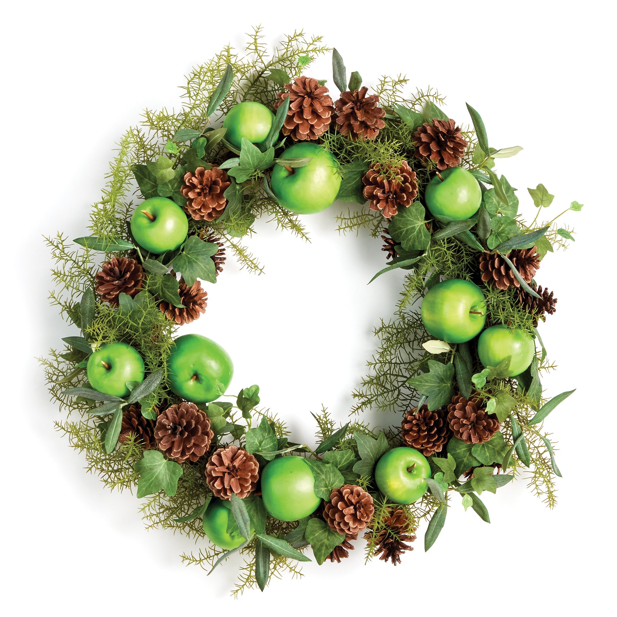 Botanical Blends and Green Apple Wreath 24"