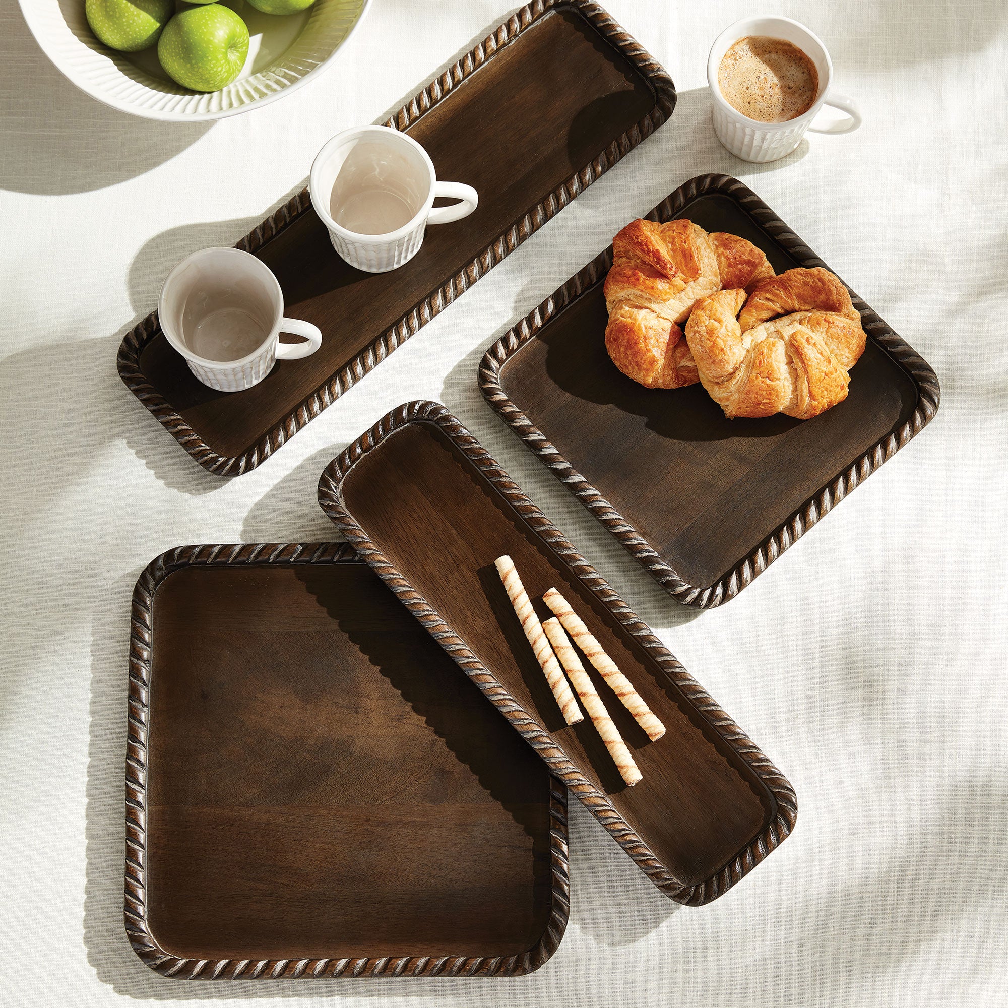 Jaime Square Trays, Set of 2