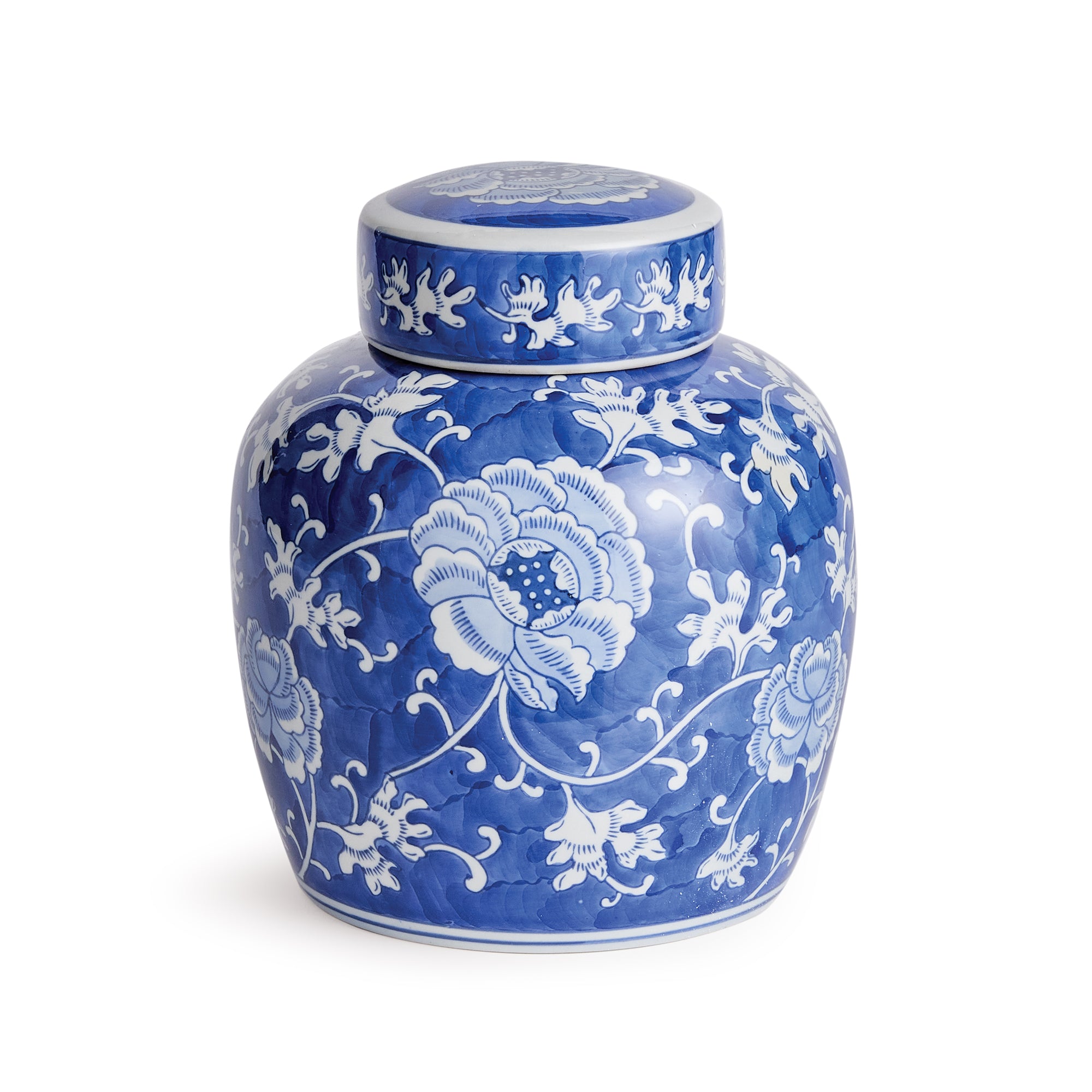 Farrow Dynasty Lotus Lidded Jar