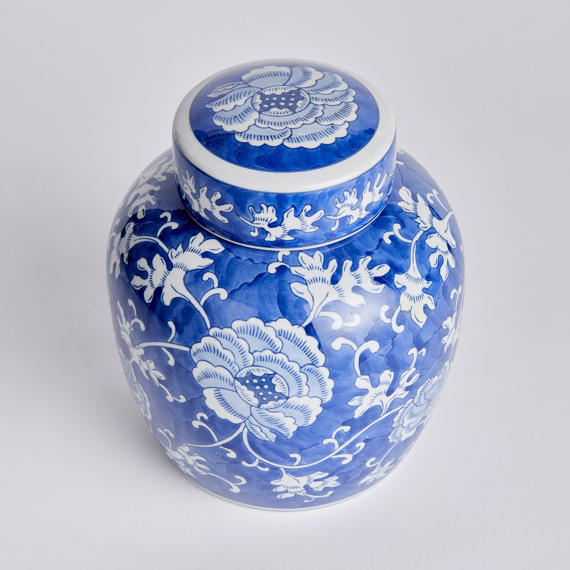 Farrow Dynasty Lotus Lidded Jar