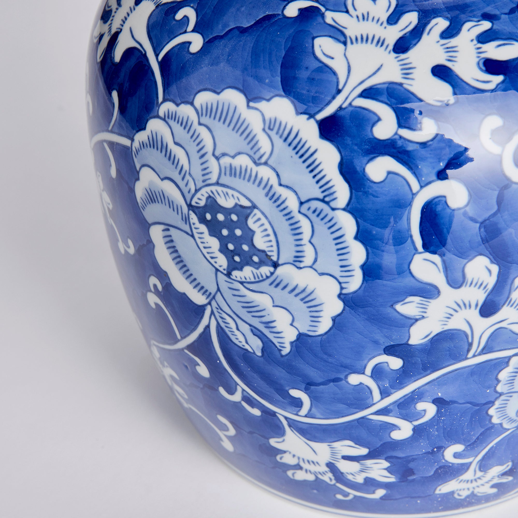 Farrow Dynasty Lotus Lidded Jar