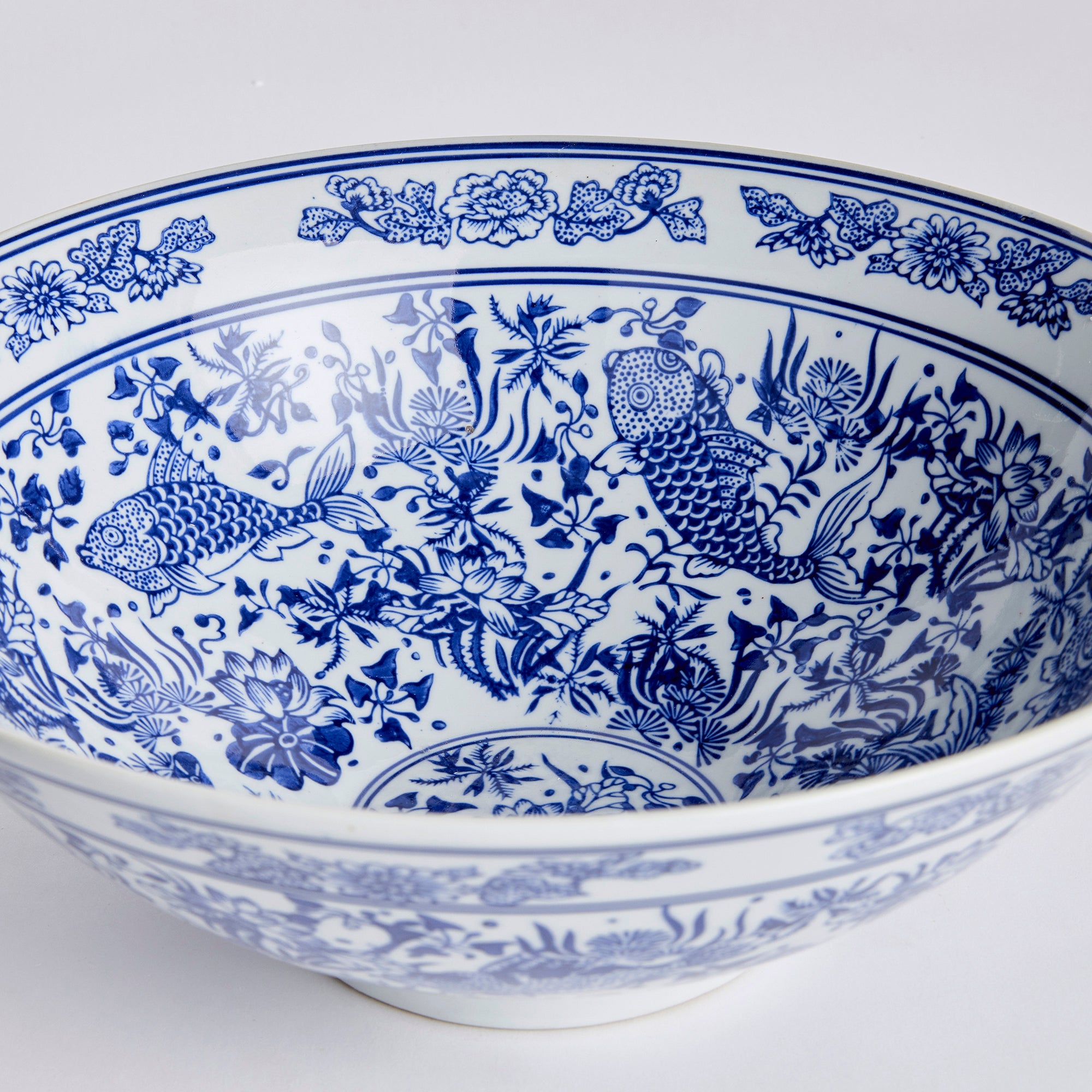 Farrow Dynasty Koi Decorative Bowl