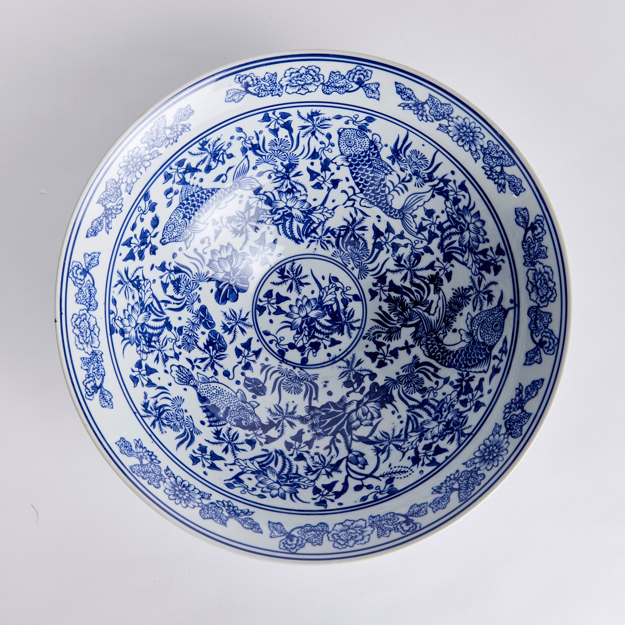Farrow Dynasty Koi Decorative Bowl