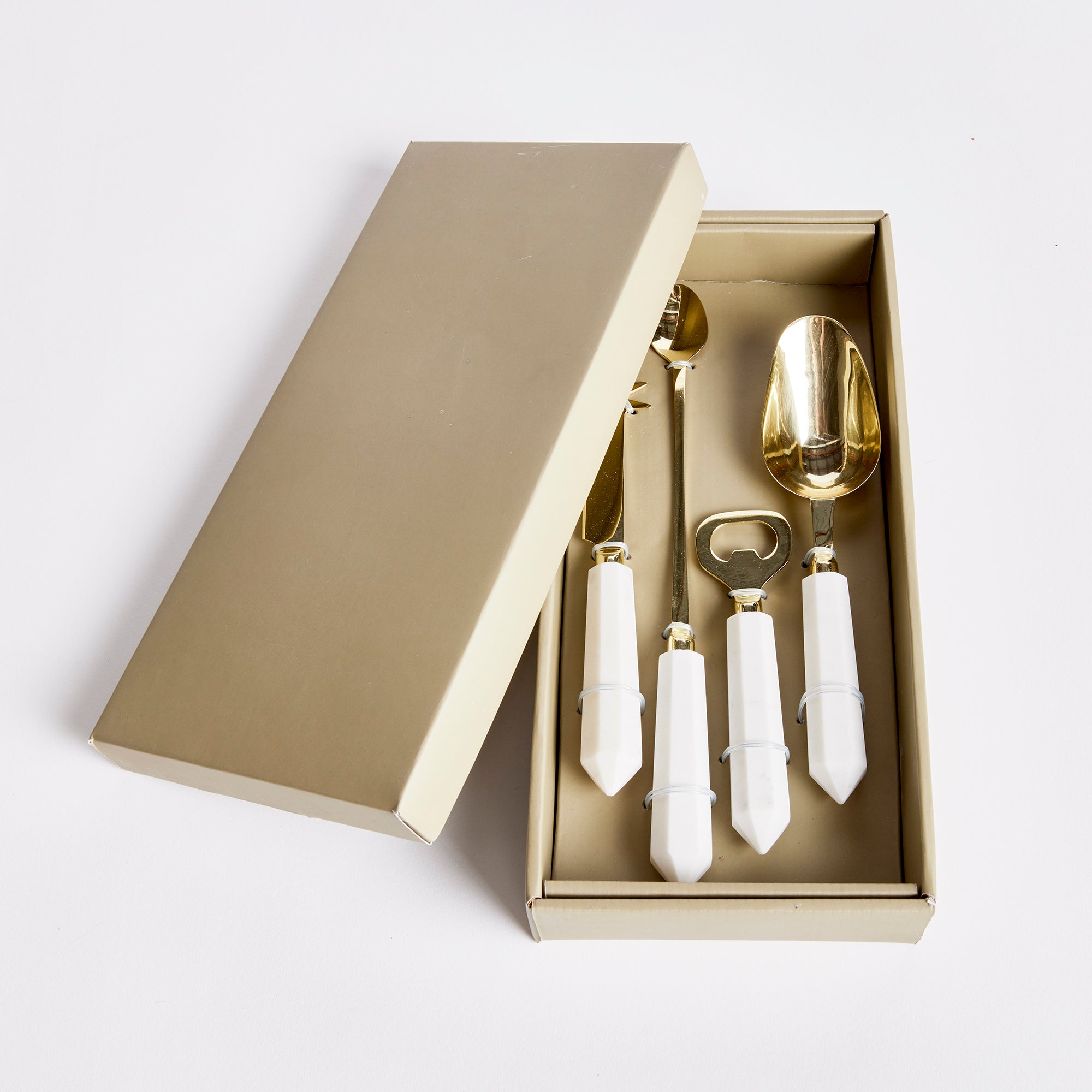 ASTERIA COCKTAIL ACCESSORIES, SET OF 4