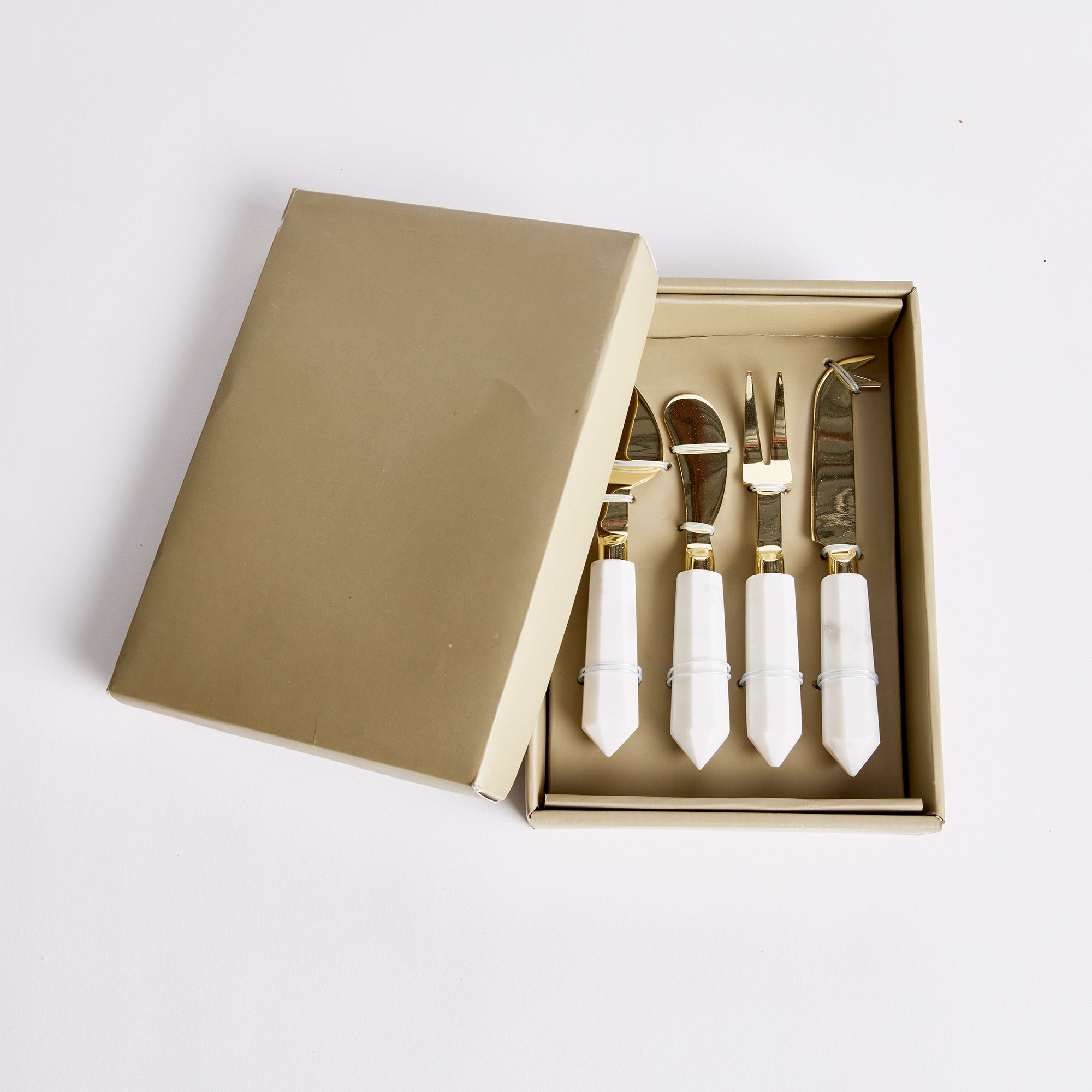 ASTERIA CHEESE KNIVES, SET OF 4