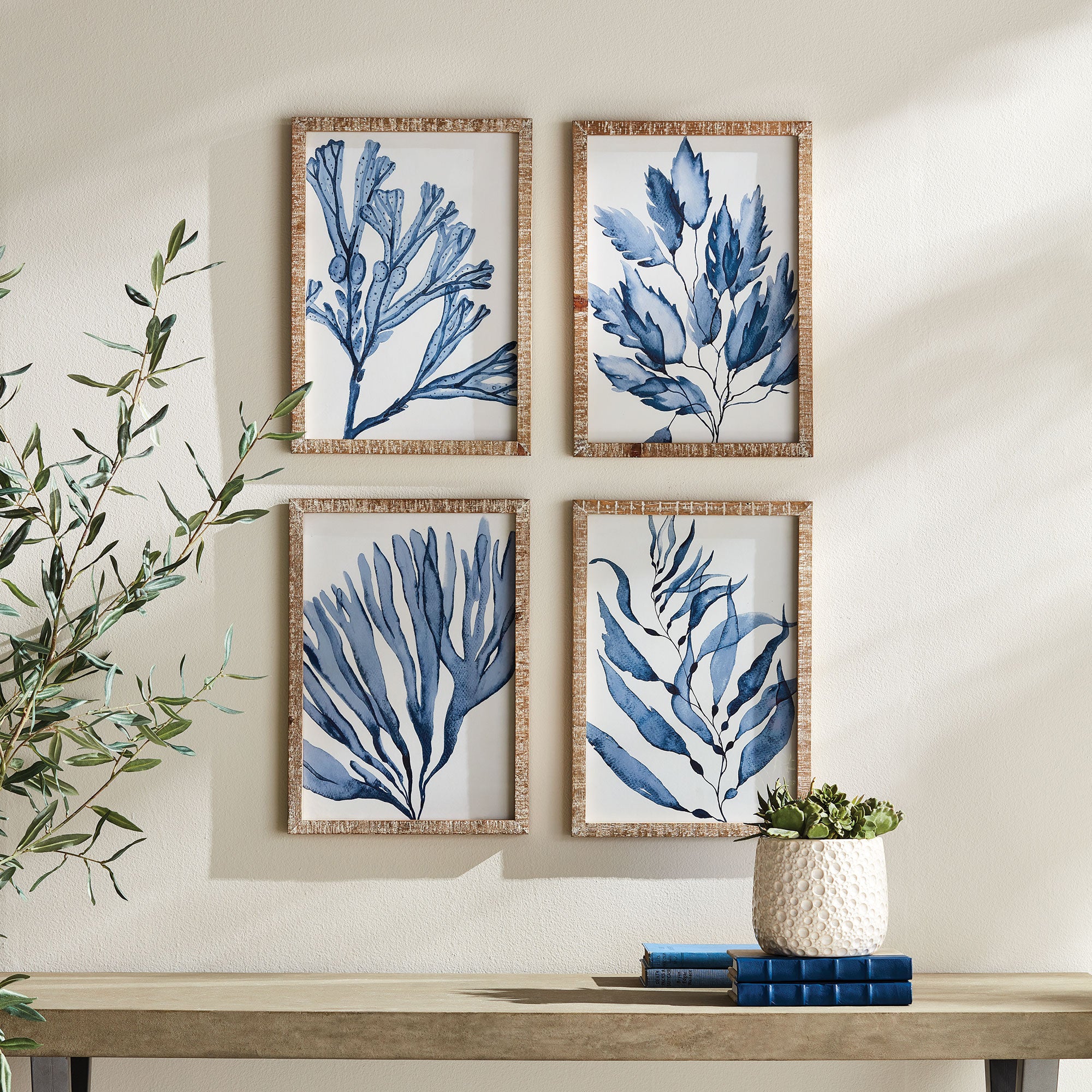 MARINE PRINTS, SET OF 4