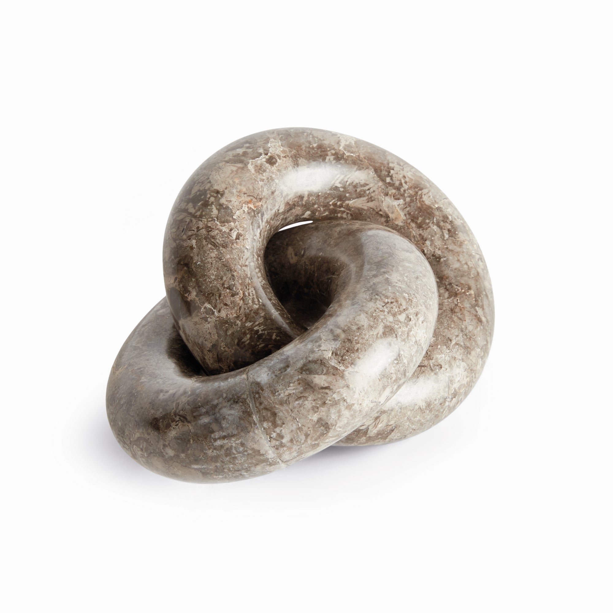 Tangled Marble Rings Sculpture