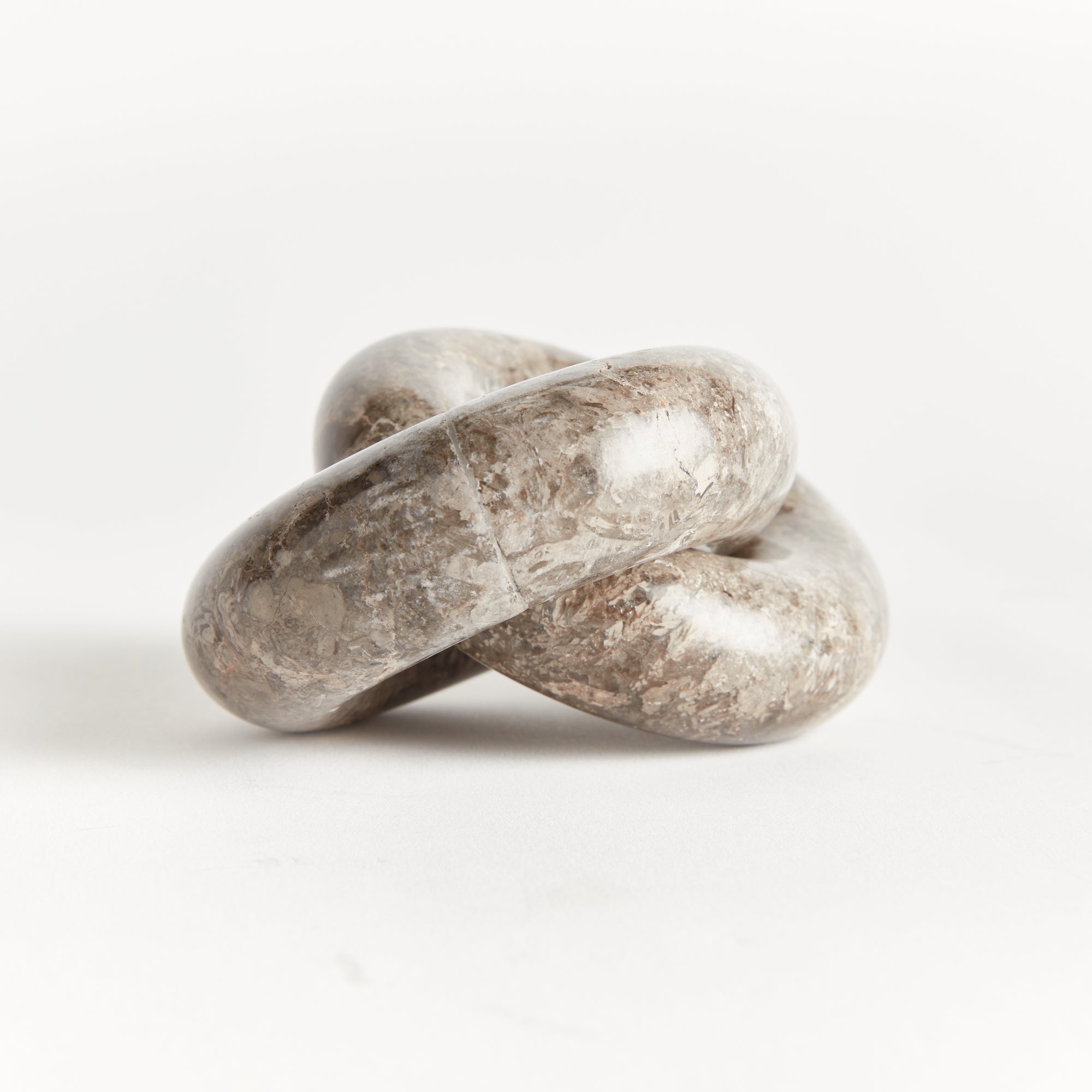 Tangled Marble Rings Sculpture
