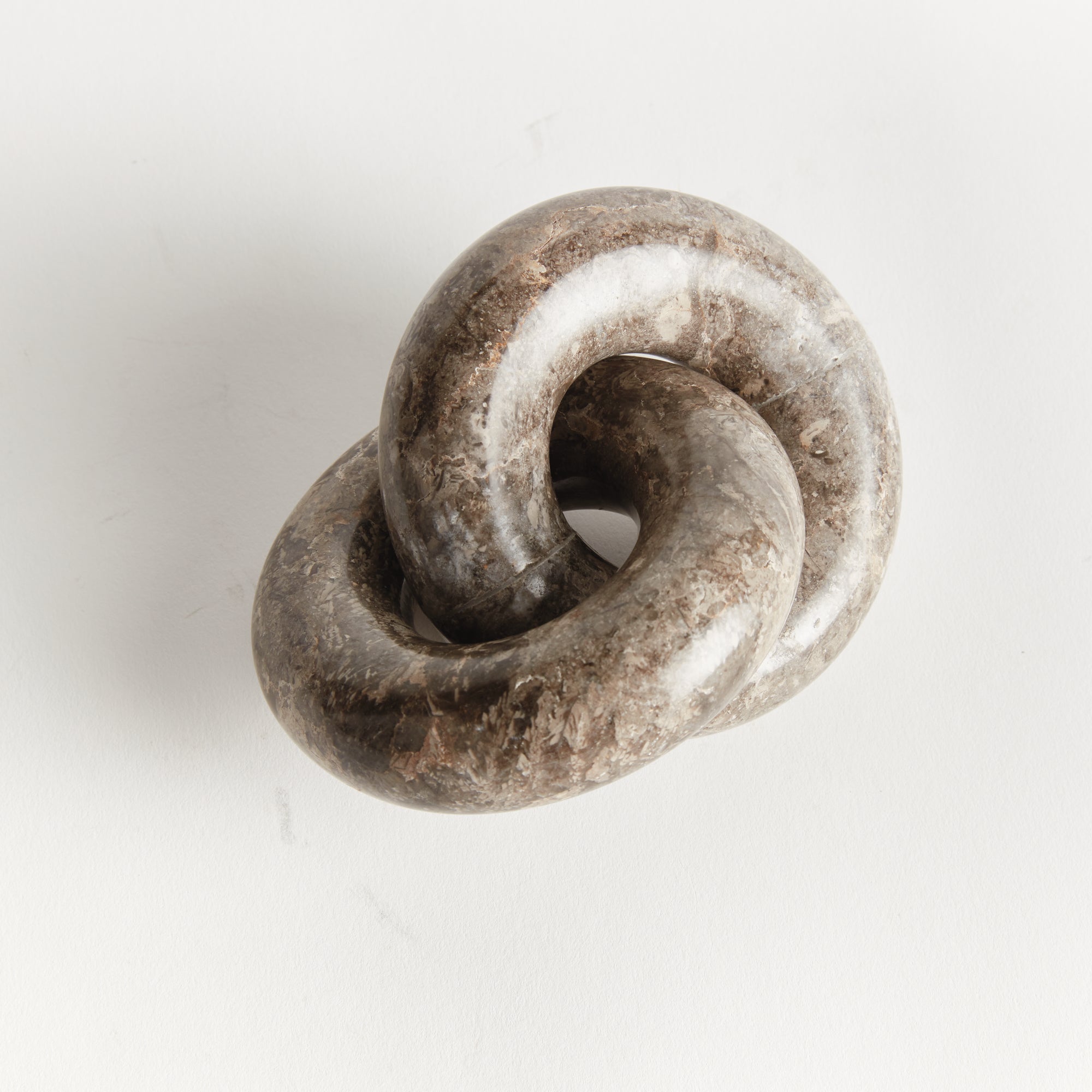 Tangled Marble Rings Sculpture