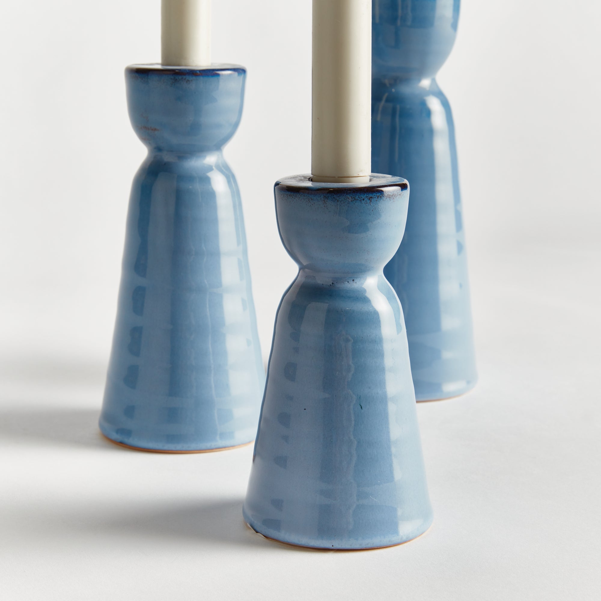 Ivy Taper Candle Holders Set of 3