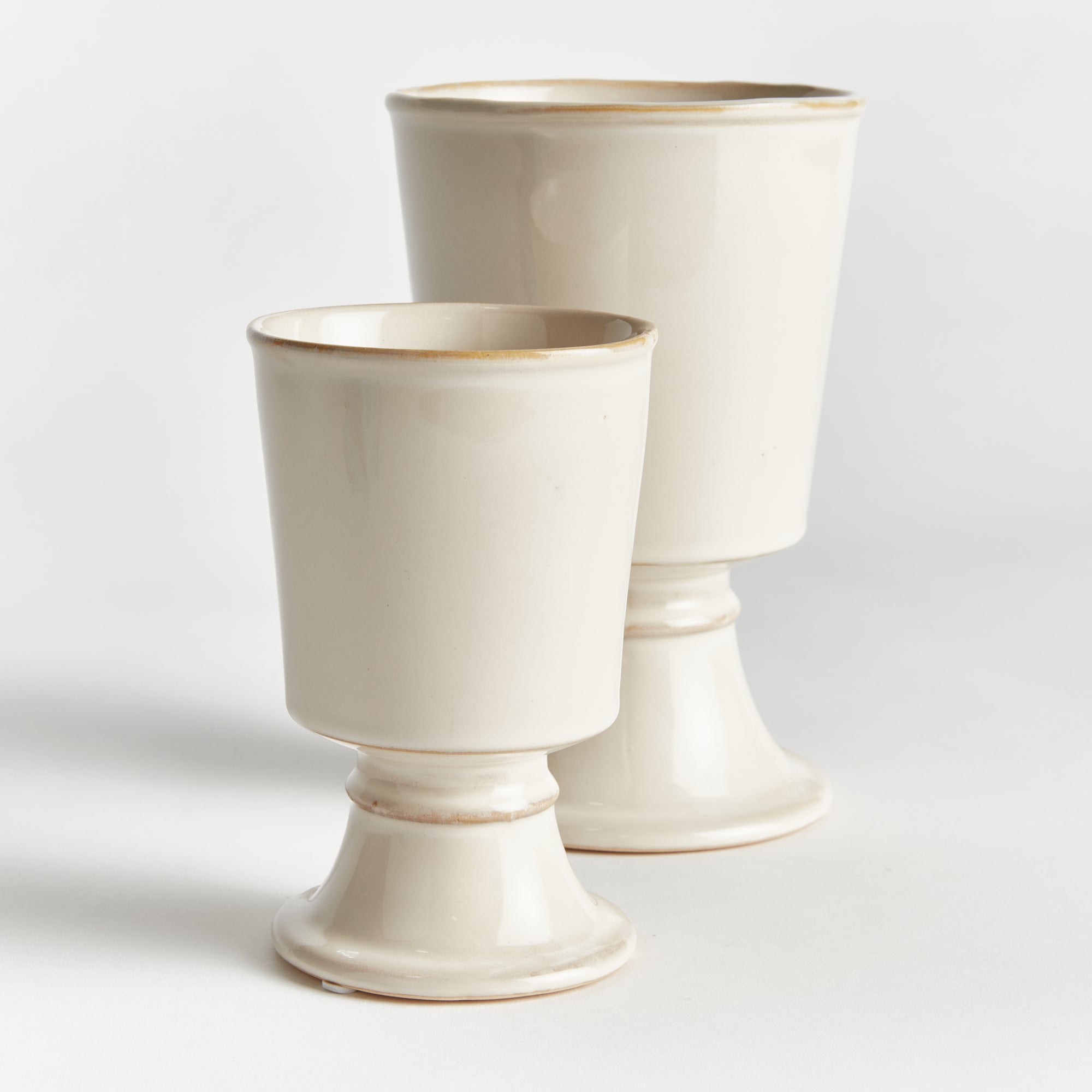 Zara Footed Plant Pots Set of 2