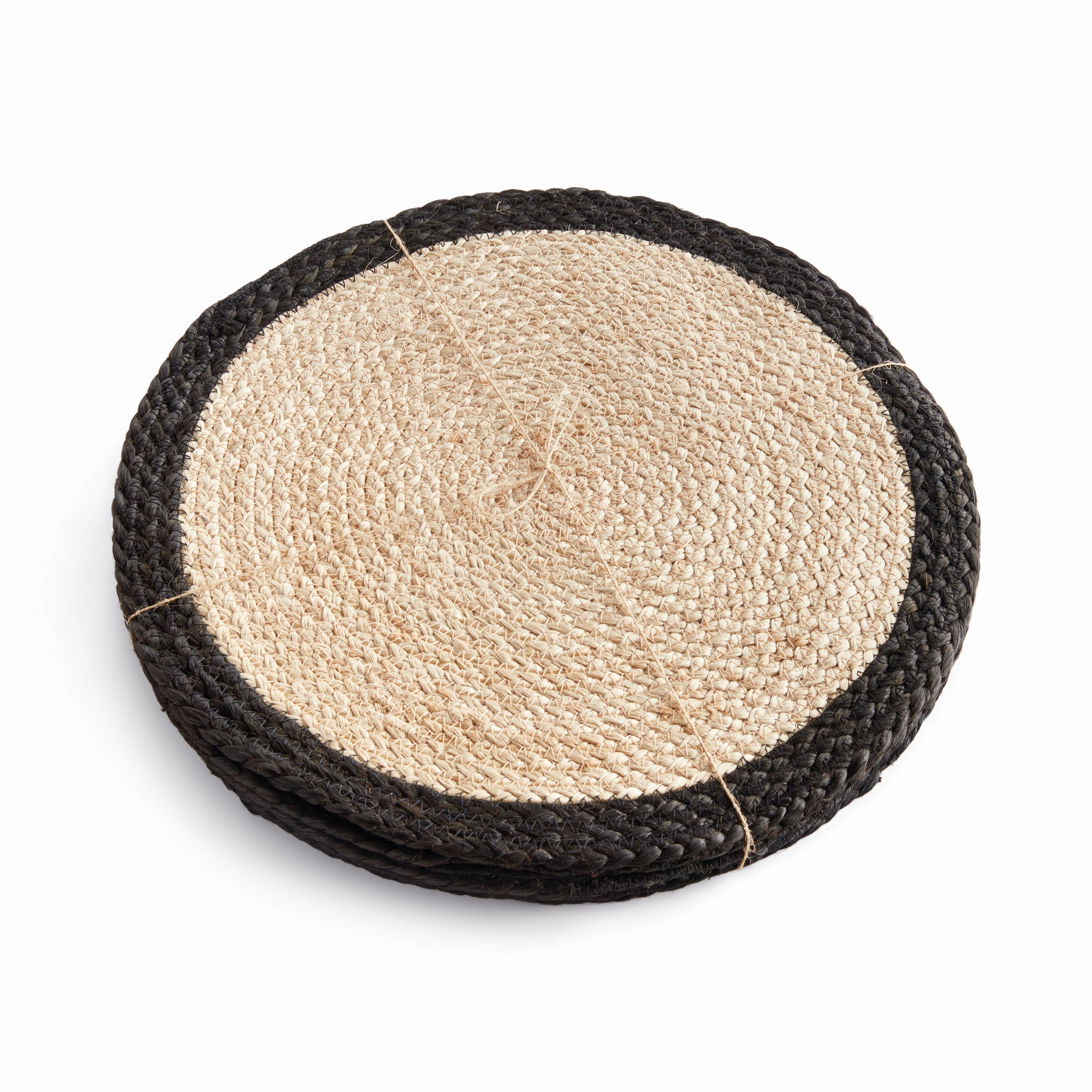 Natural Weave Round Placemats, Set of 8