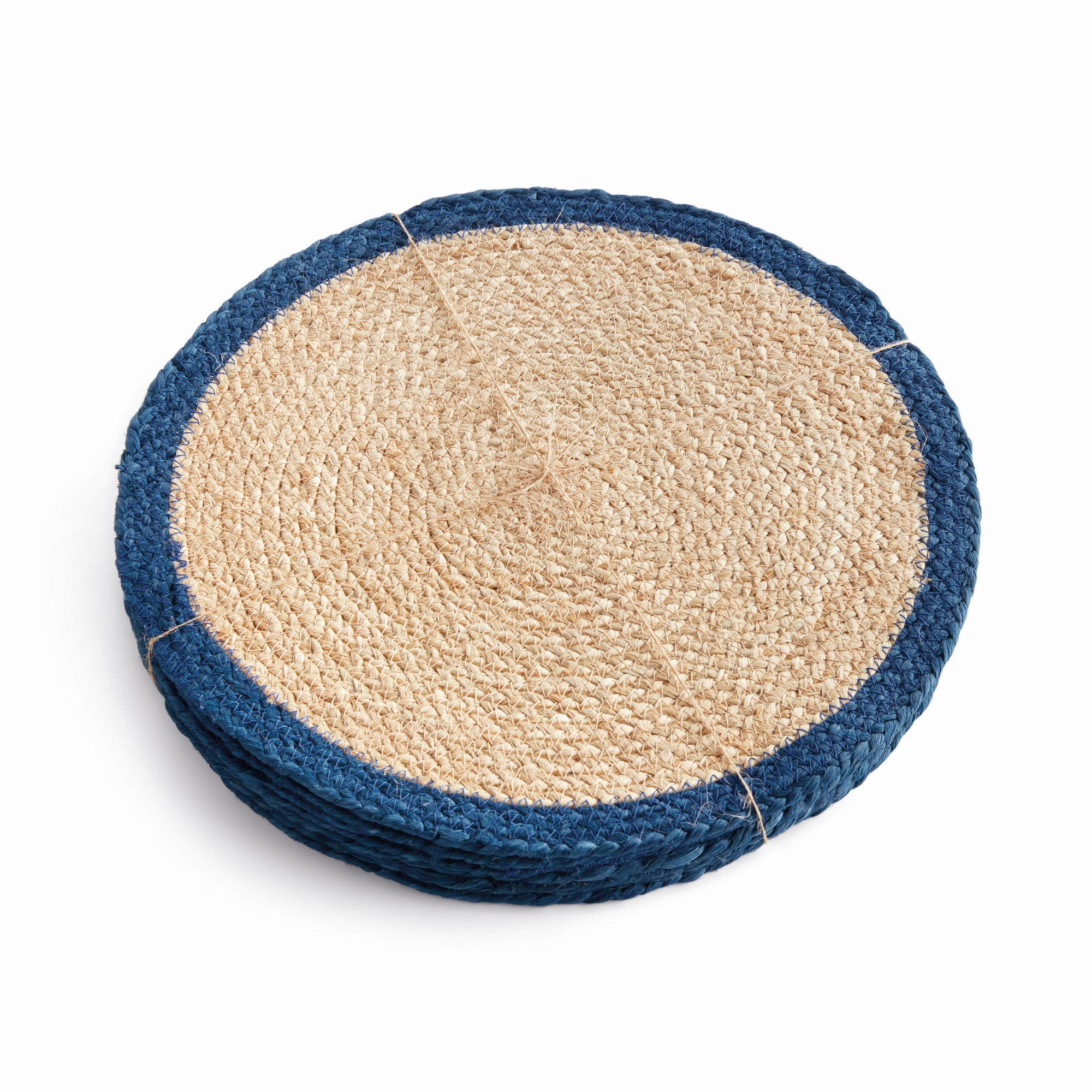 Natural Weave Round Placemats, Set of 8