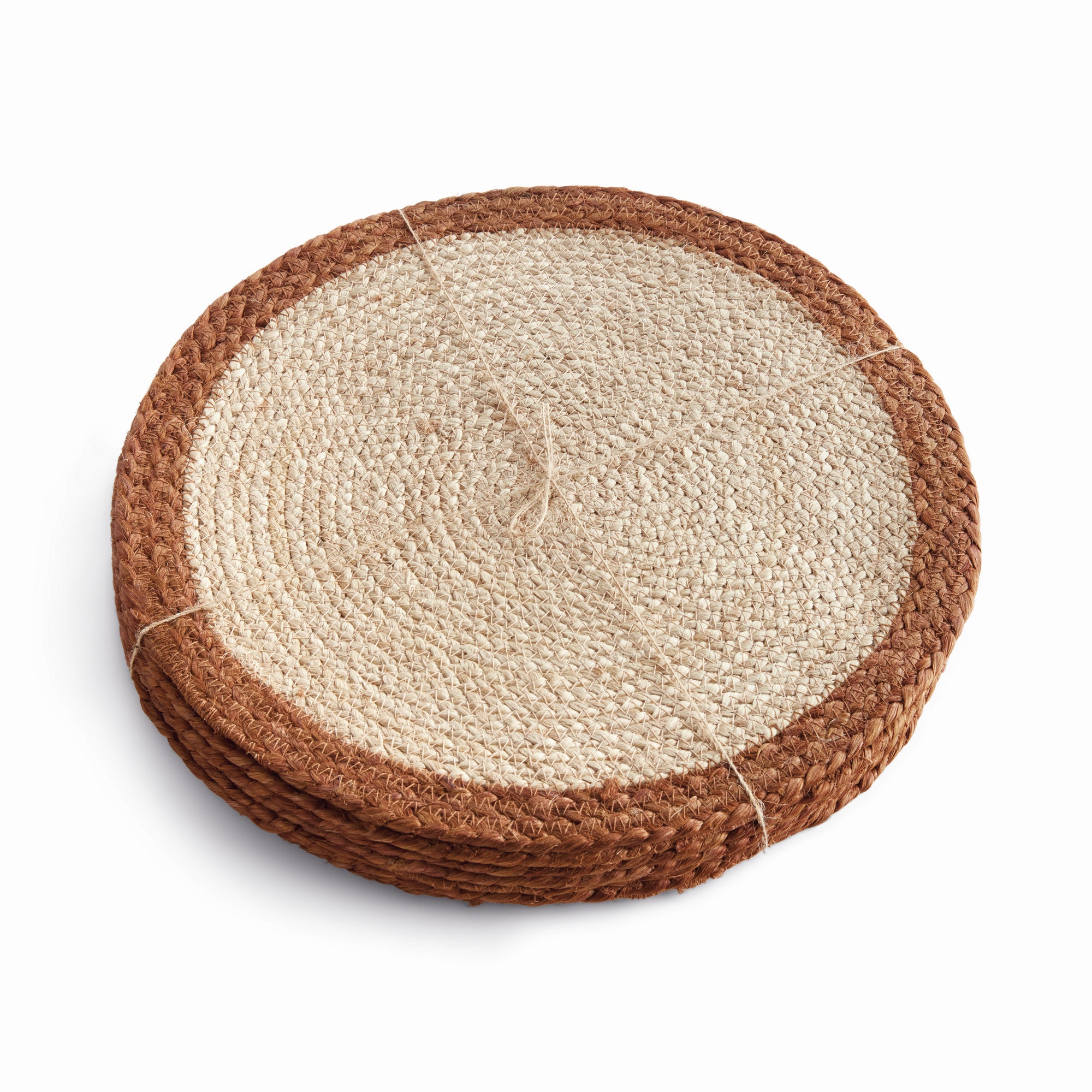 Natural Weave Round Placemats, Set of 8