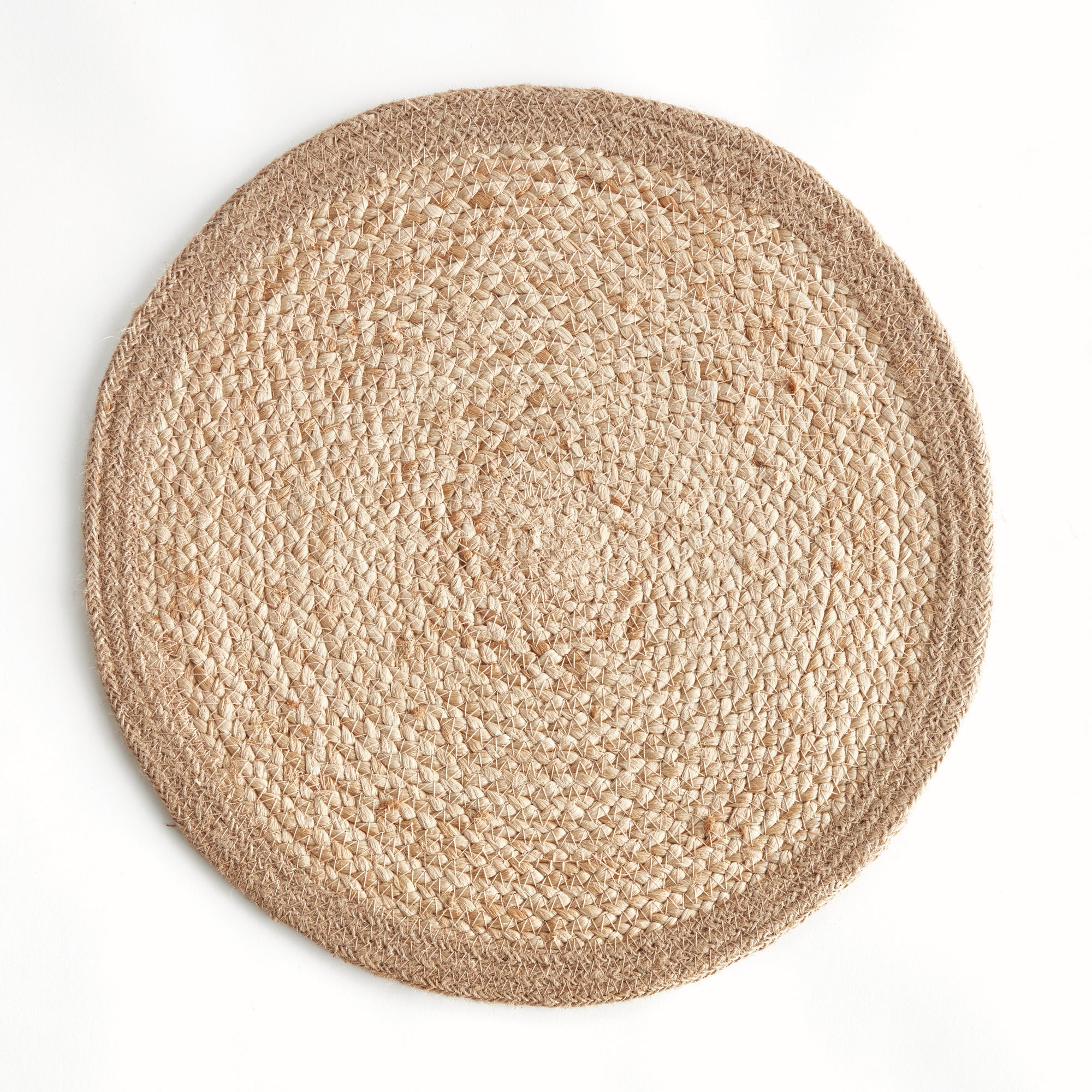 Natural Weave Round Placemats, Set of 8
