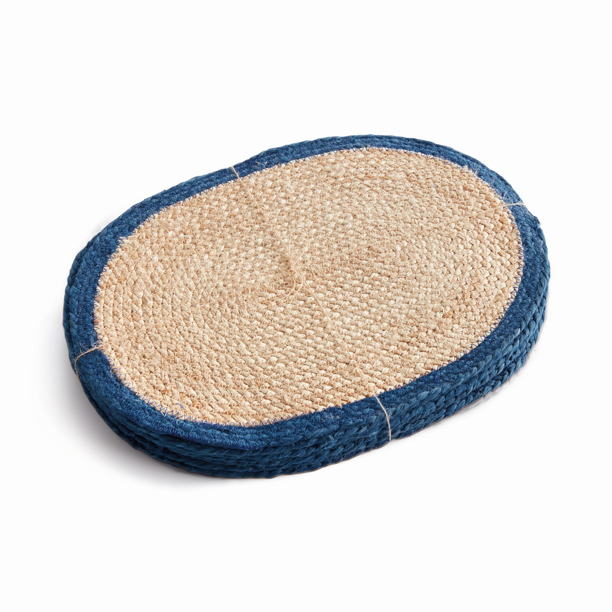Natural Weave Oval Placemats, Set of 8