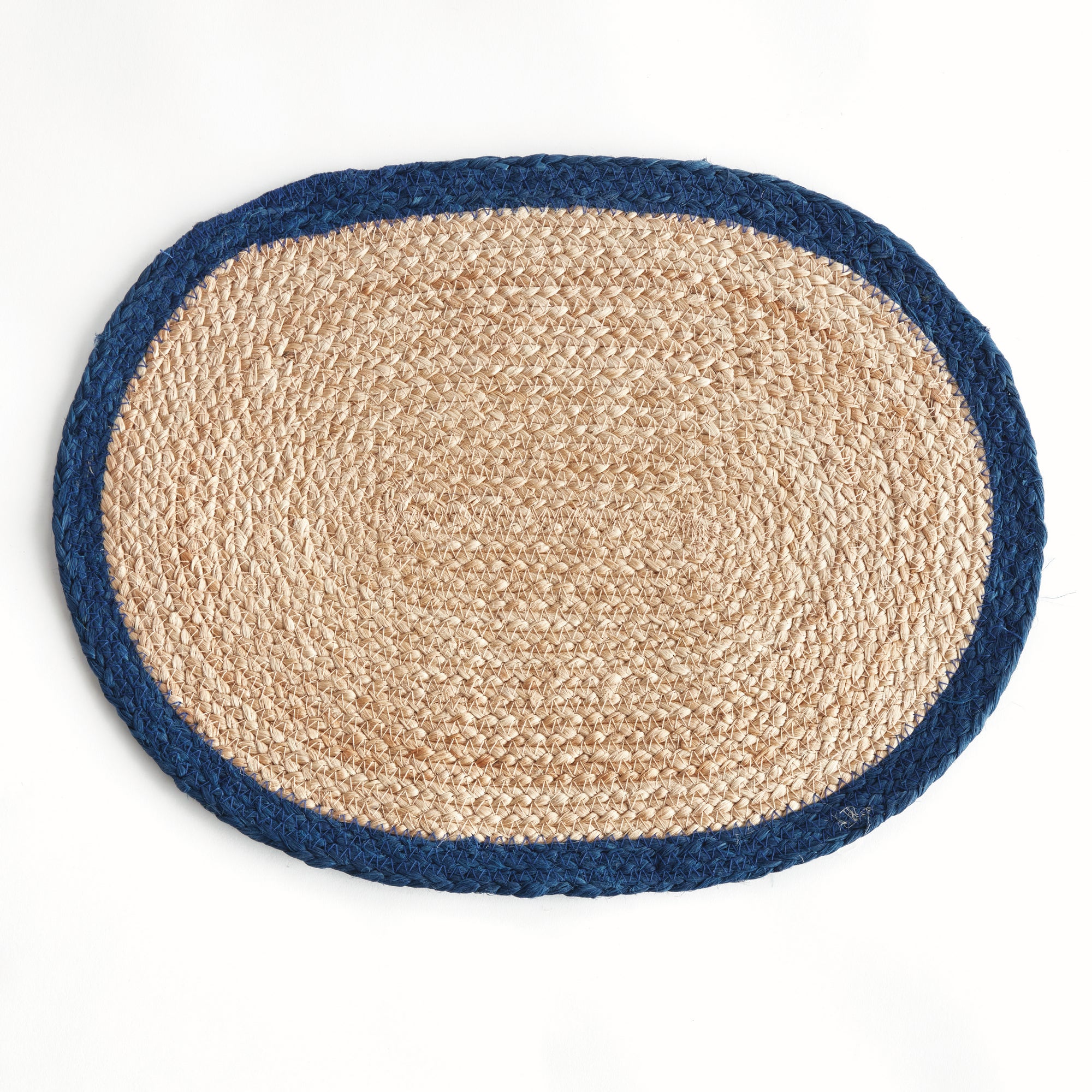 Natural Weave Oval Placemats, Set of 8