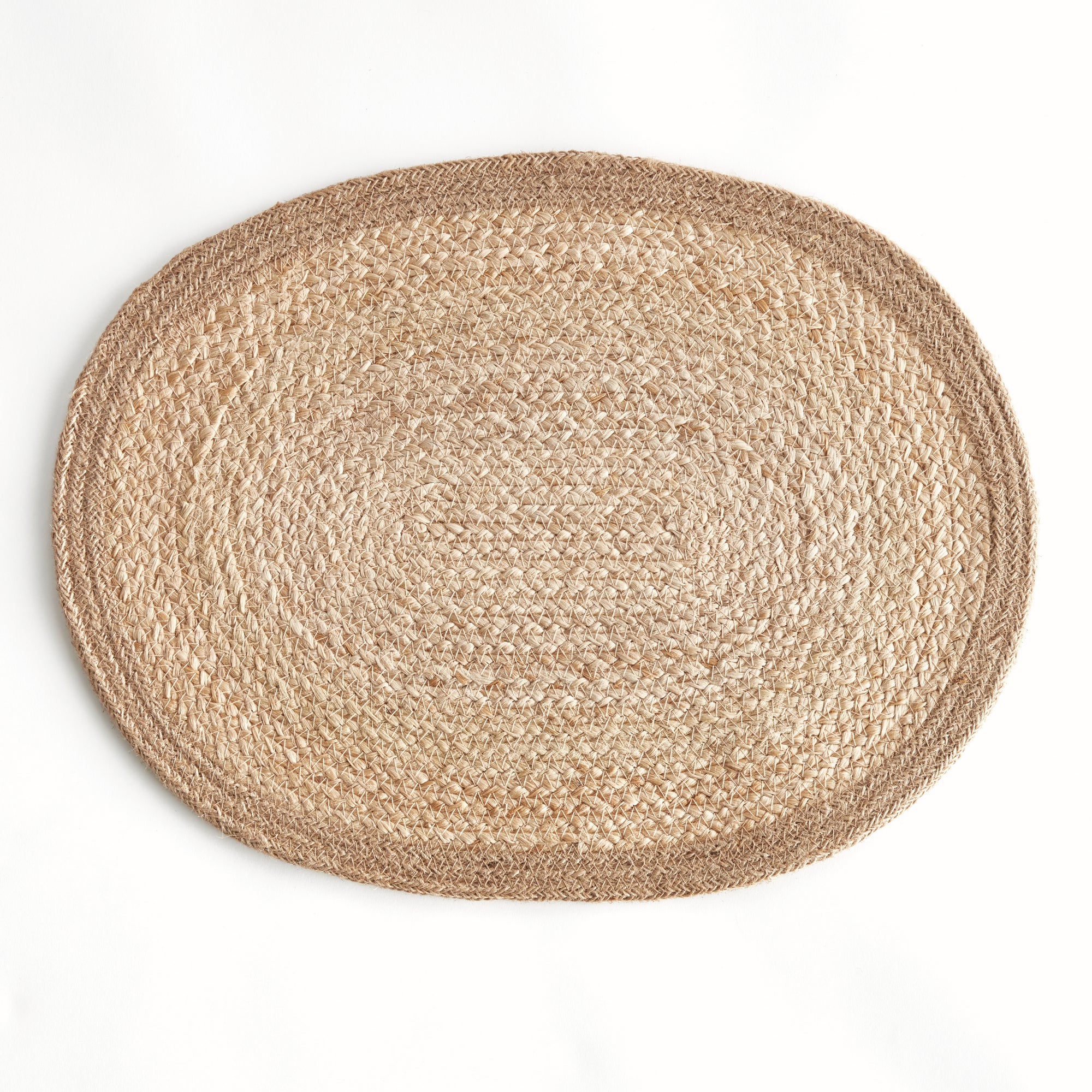 Natural Weave Oval Placemats, Set of 8