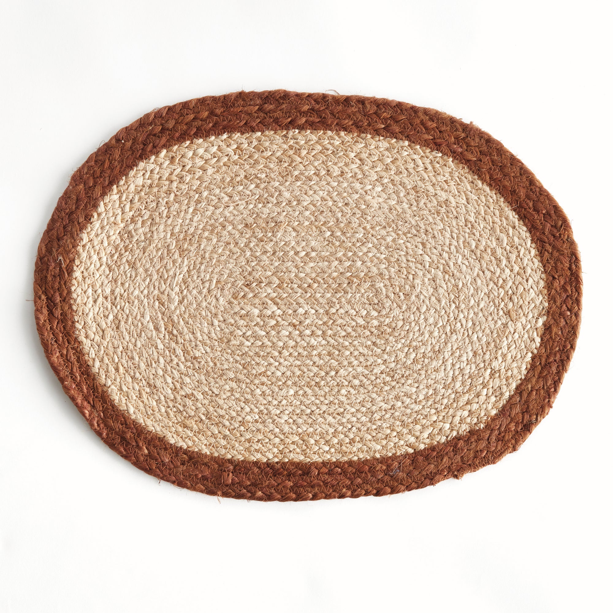 Natural Weave Oval Placemats, Set of 8