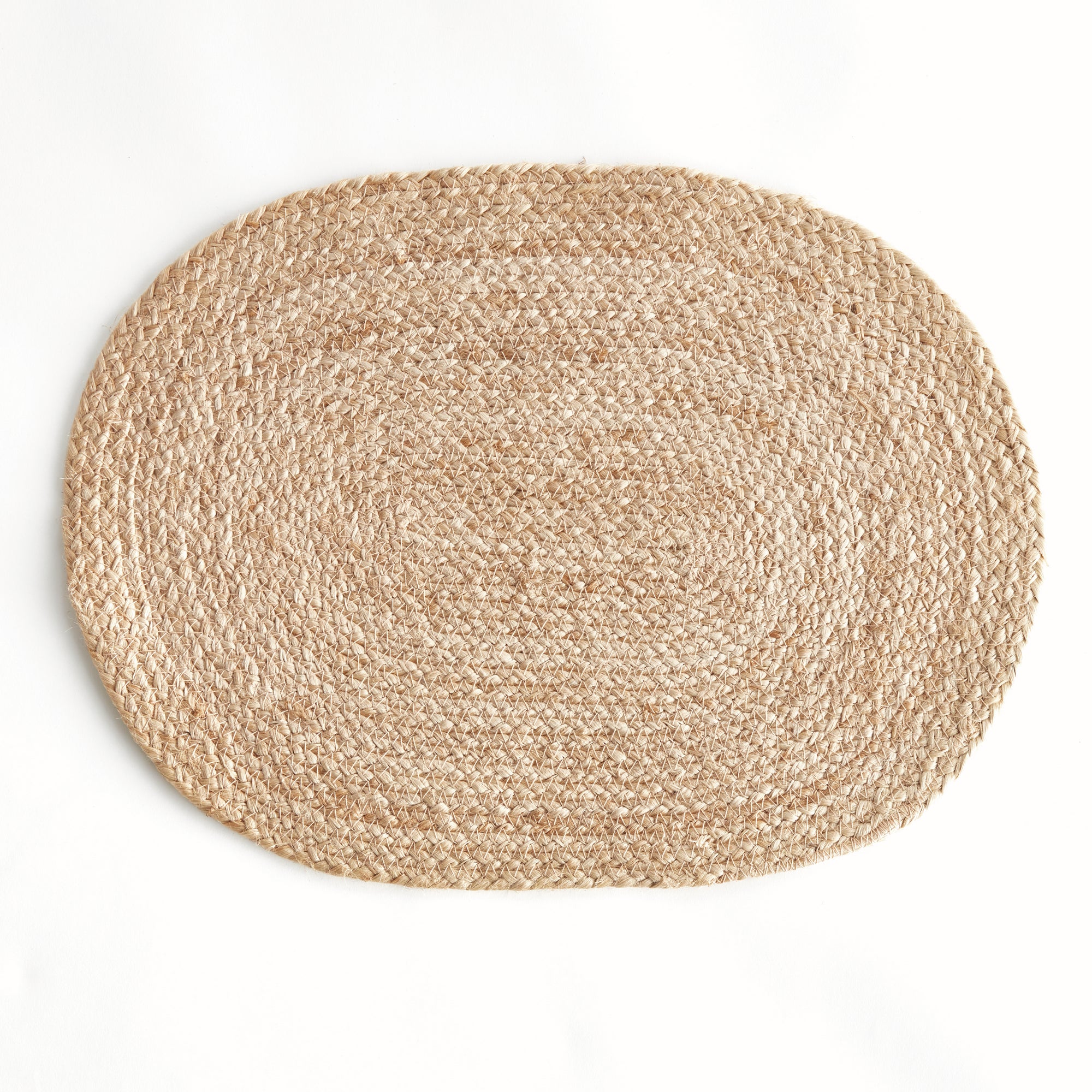 Natural Weave Oval Placemats, Set of 8