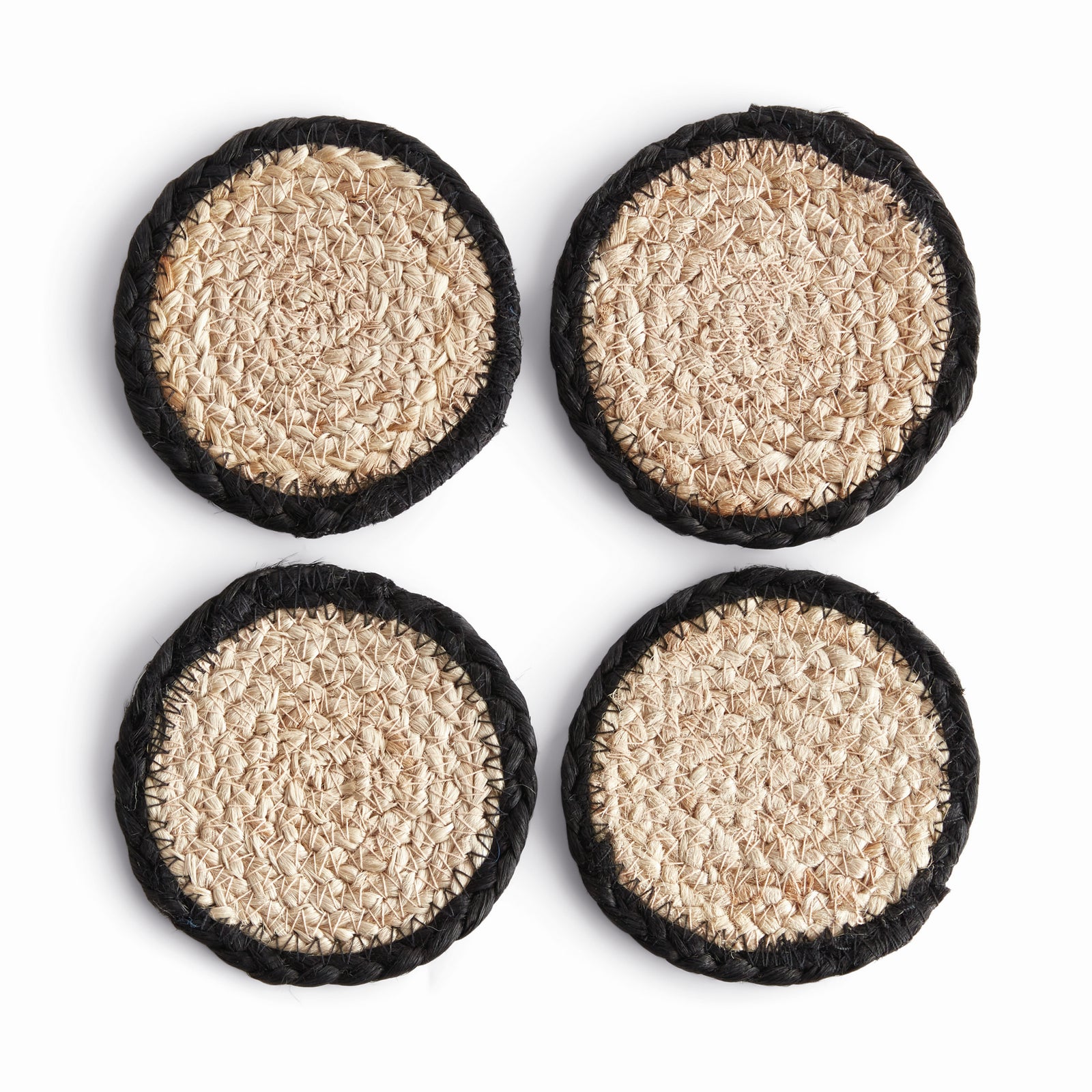Natural Weave Coasters, Set of 4