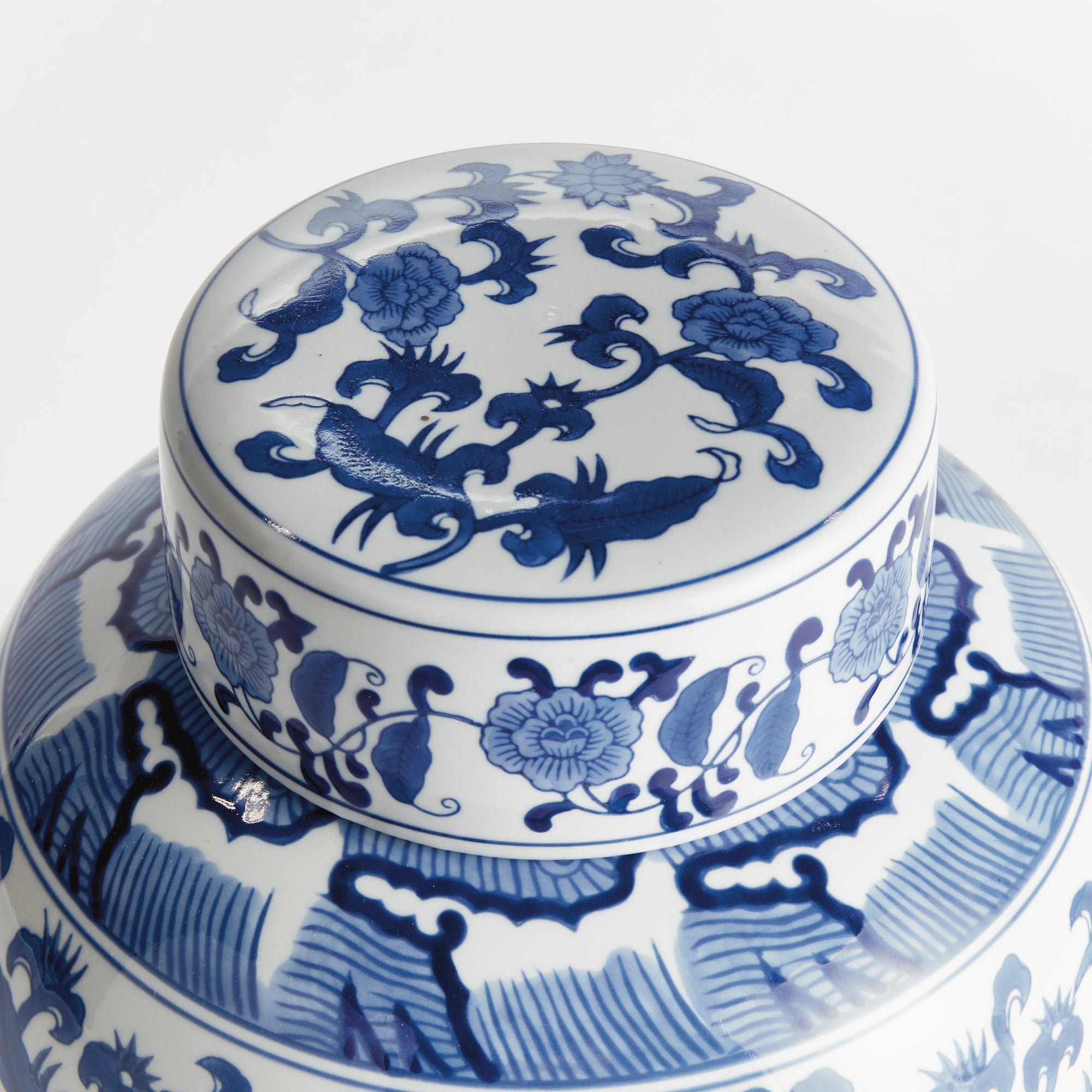 Farrow Dynasty Blossom Lidded Jar
