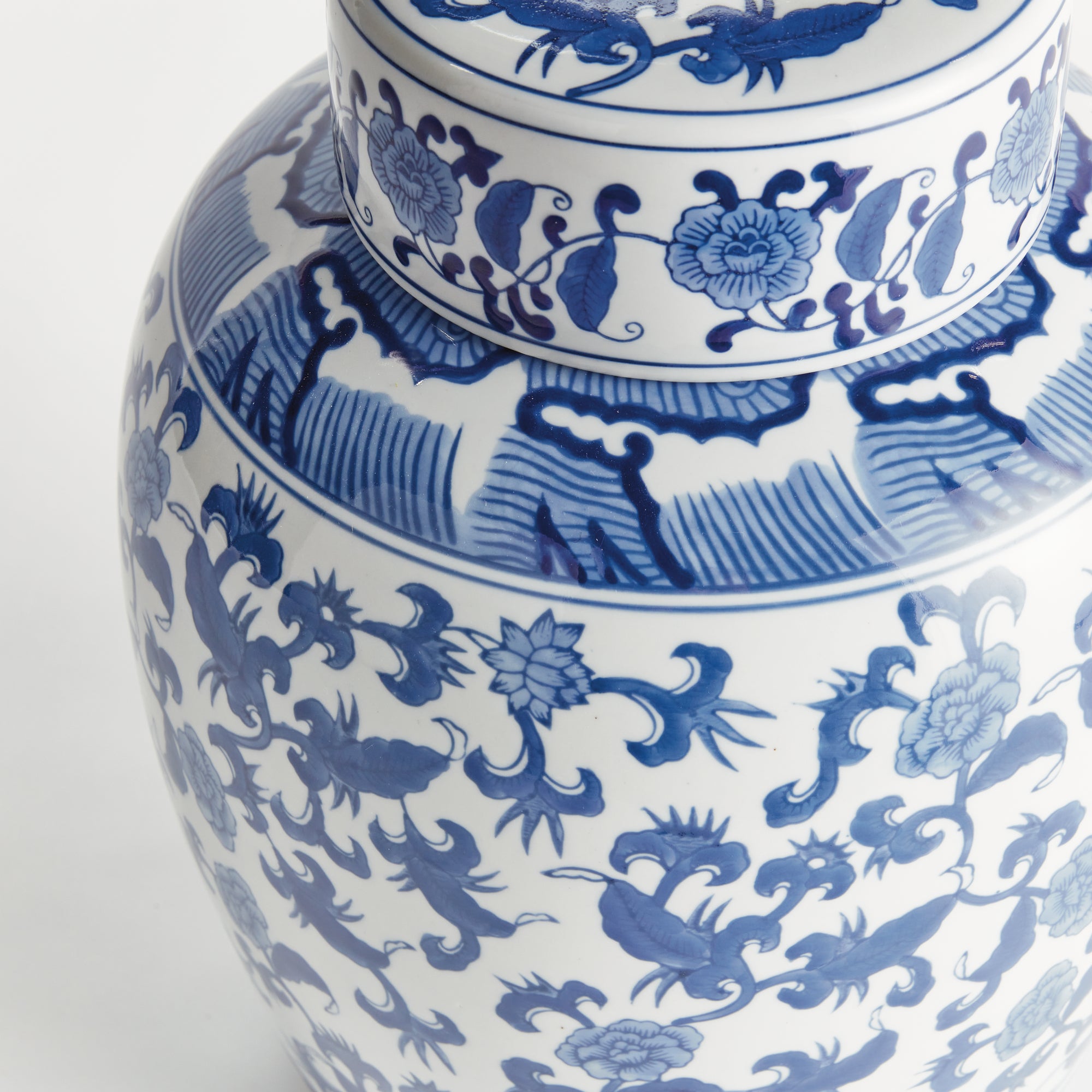 Farrow Dynasty Blossom Lidded Jar