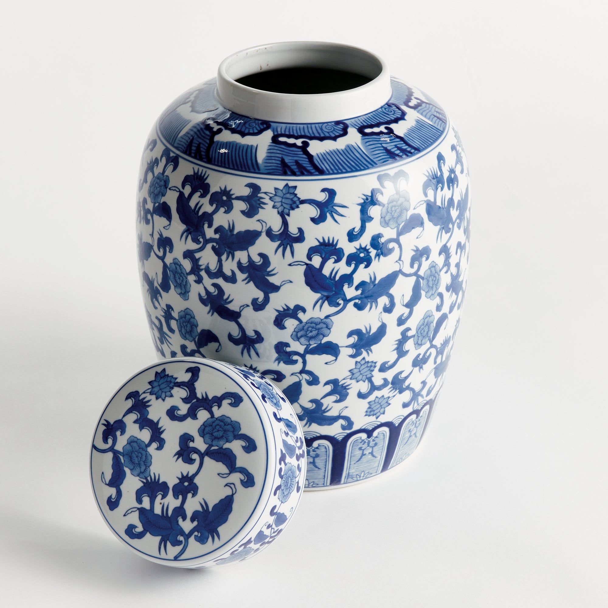 Farrow Dynasty Blossom Lidded Jar