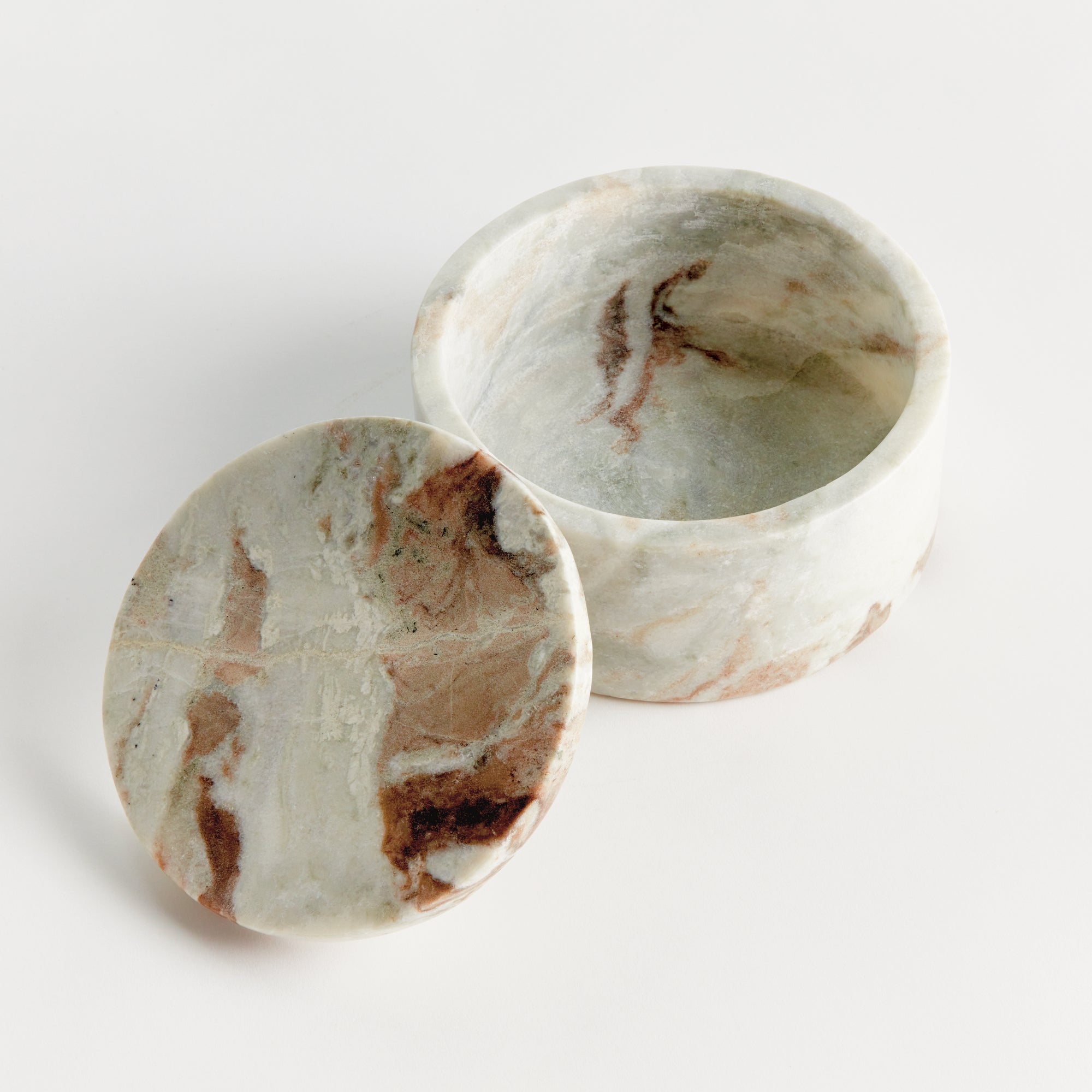 Veya Round Lidded Box Wide