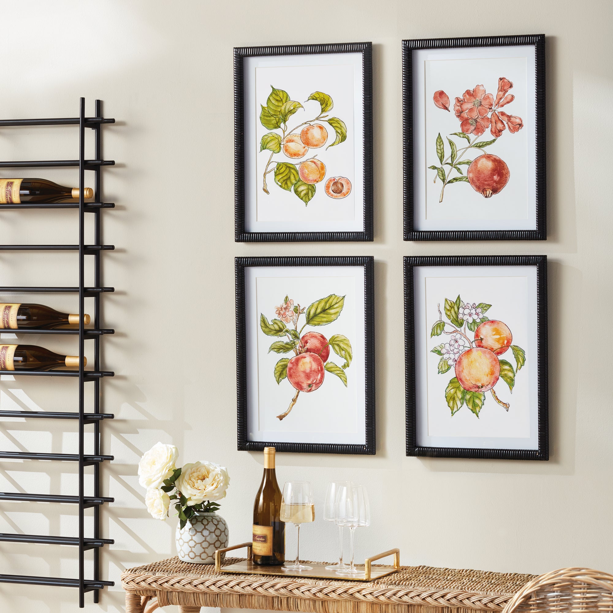 Fallon Fruit Prints, Set of 4