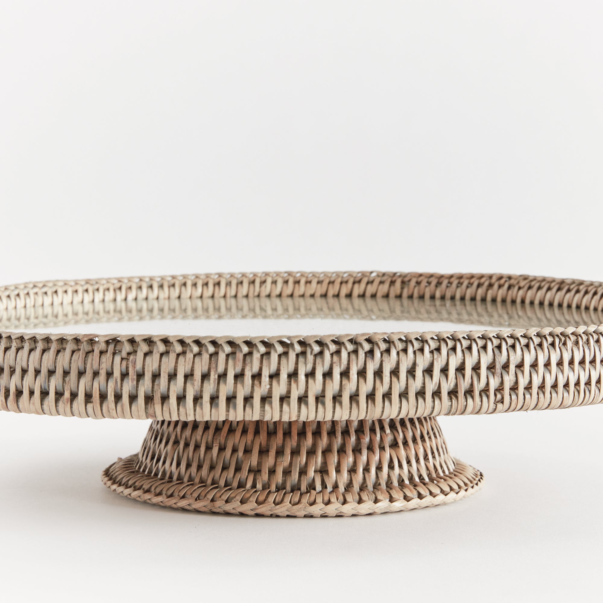 Zoe Rattan Serving Stand
