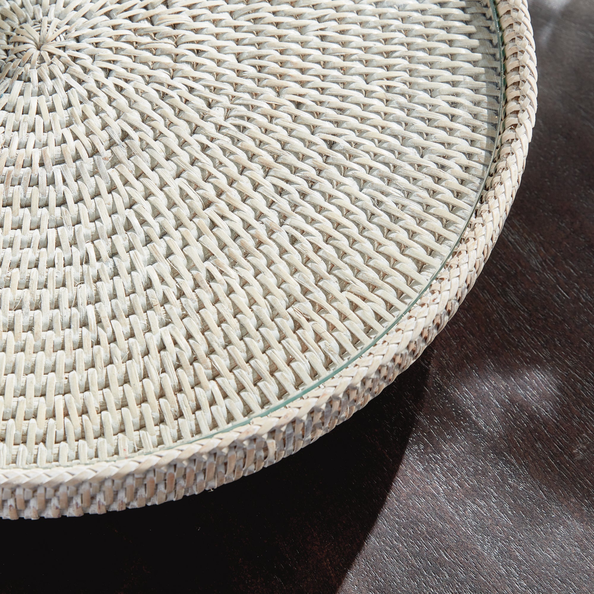 Zoe Rattan Serving Stand