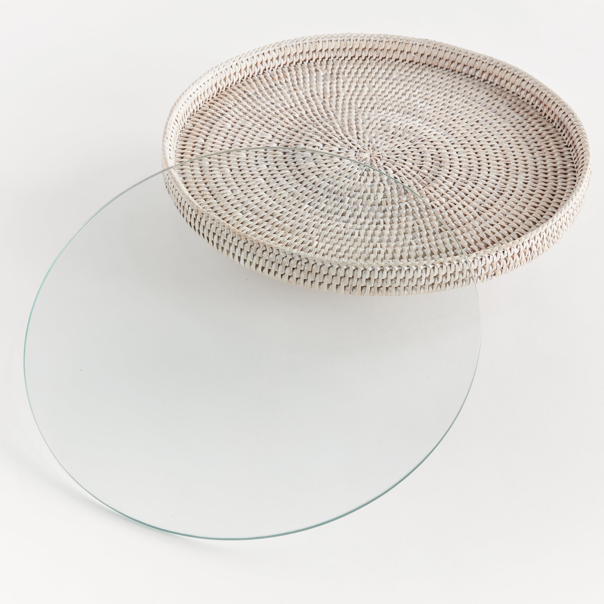 Zoe Rattan Serving Stand