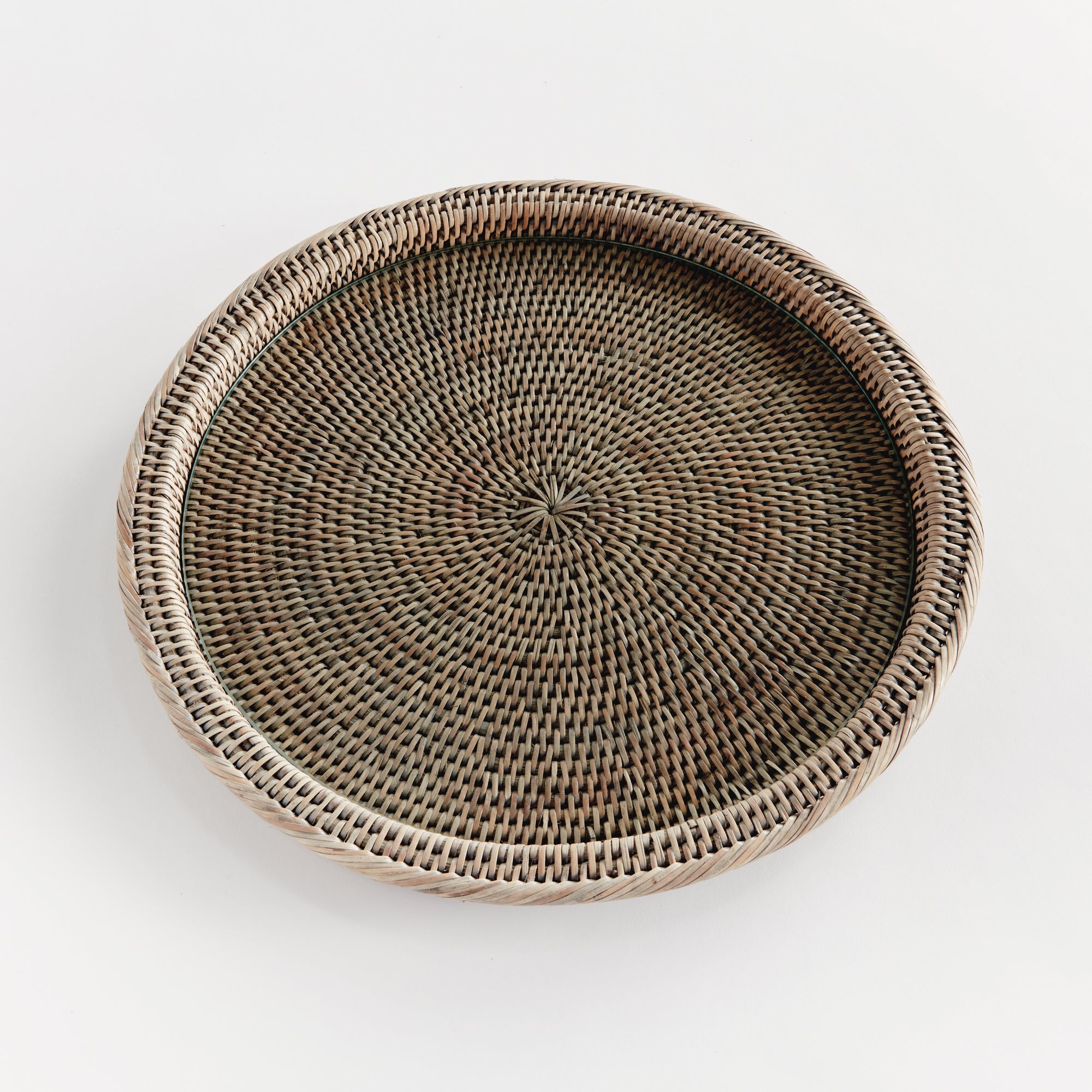 BURMA RATTAN SERVING PLATTER