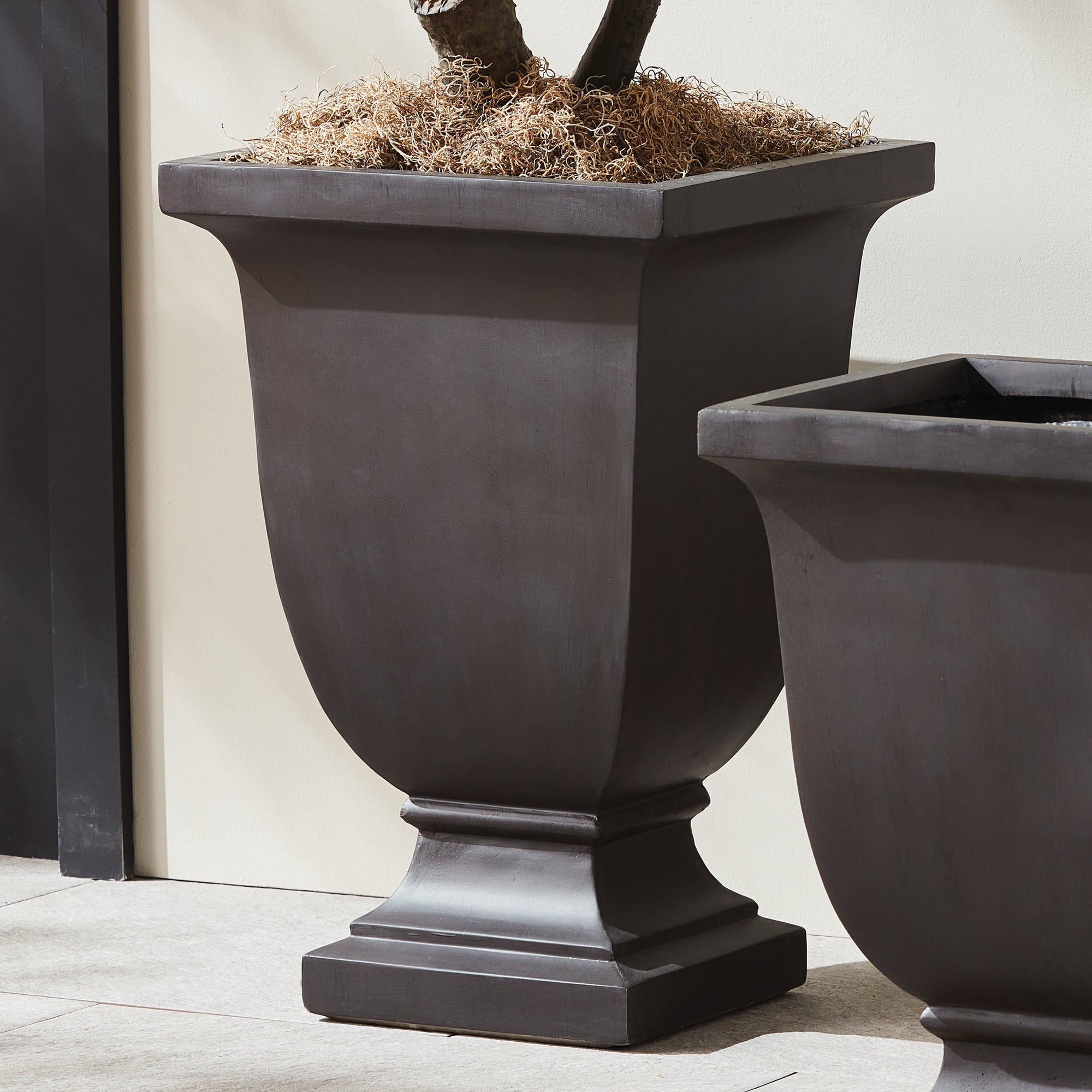 Fibreclay Eliza Square Footed Plant Pot Large