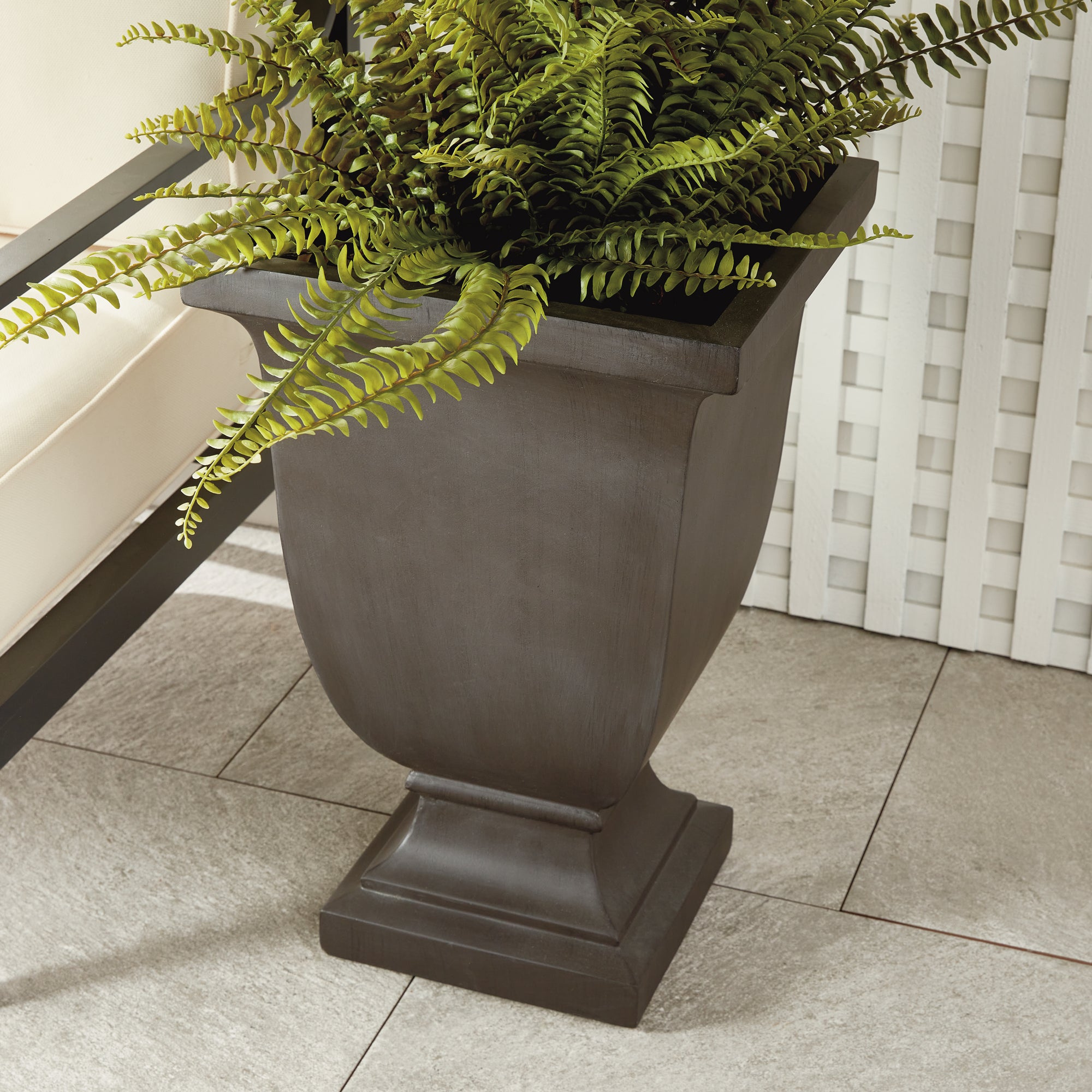 Fibreclay Eliza Square Footed Plant Pot Large