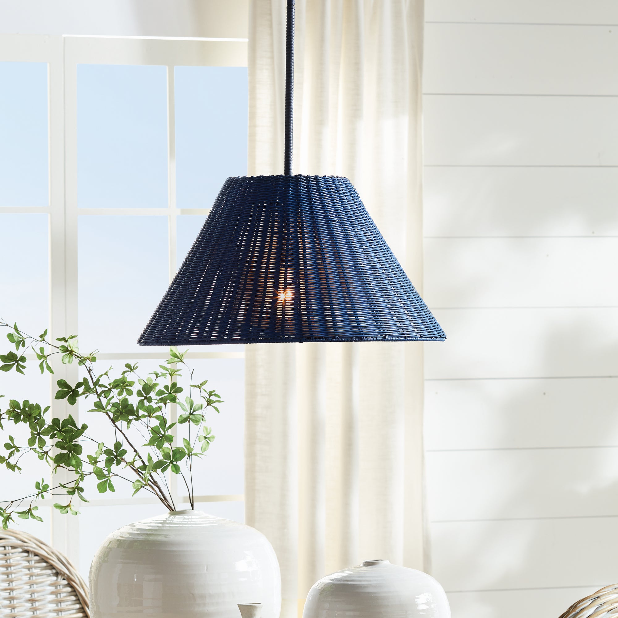 Evren Rattan Pendant