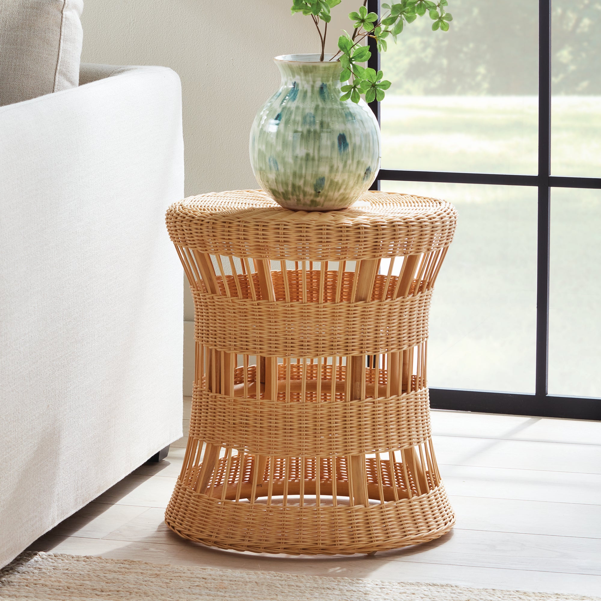 Ashley Rattan Side Table
