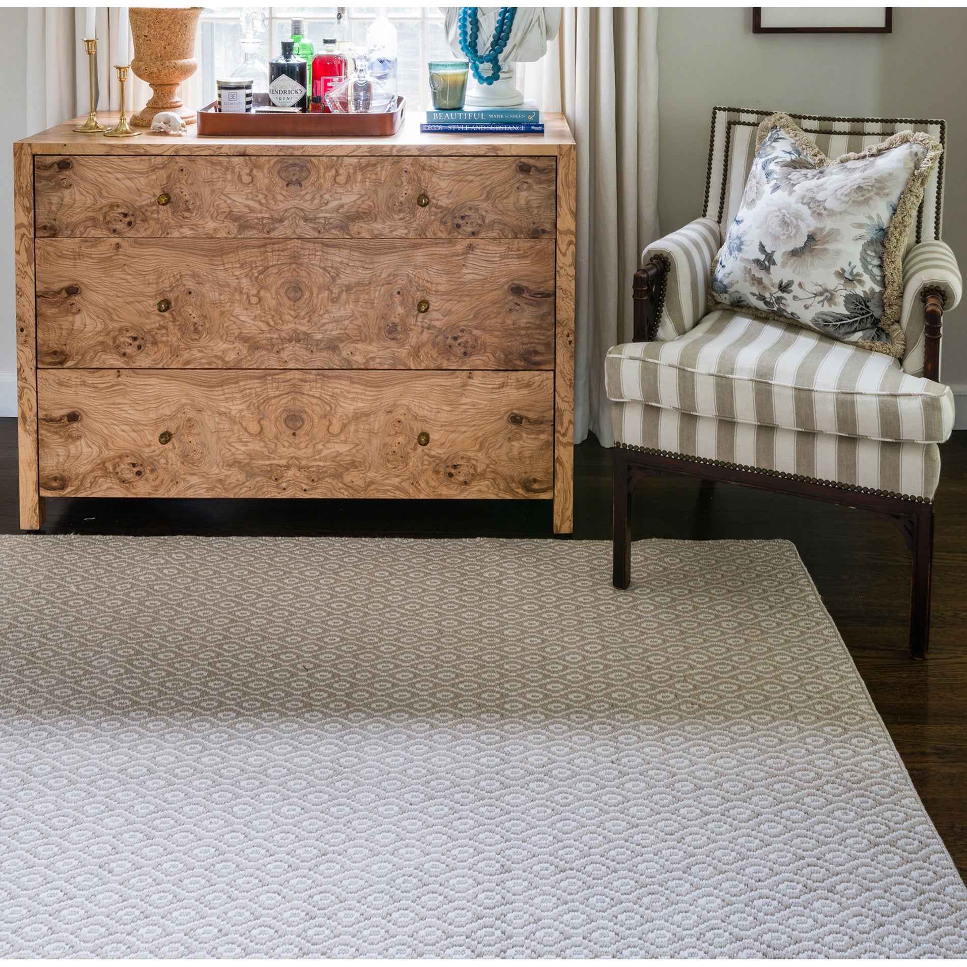 Erin Gates by Momeni Newton Davis Beige Hand Woven Recycled Plastic Indoor Outdoor Rug